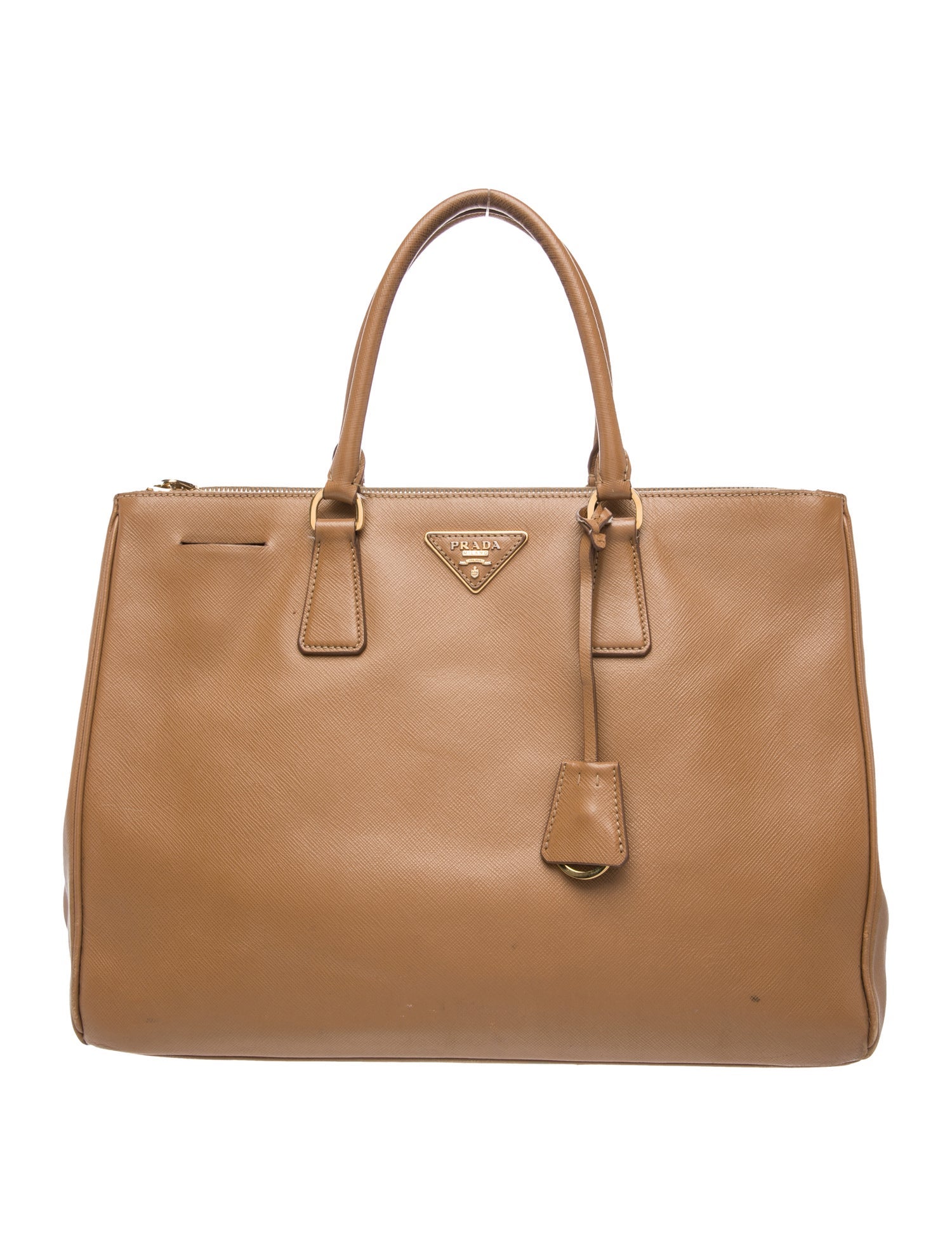 Prada Saffiano Leather Galleria Double Zip Large