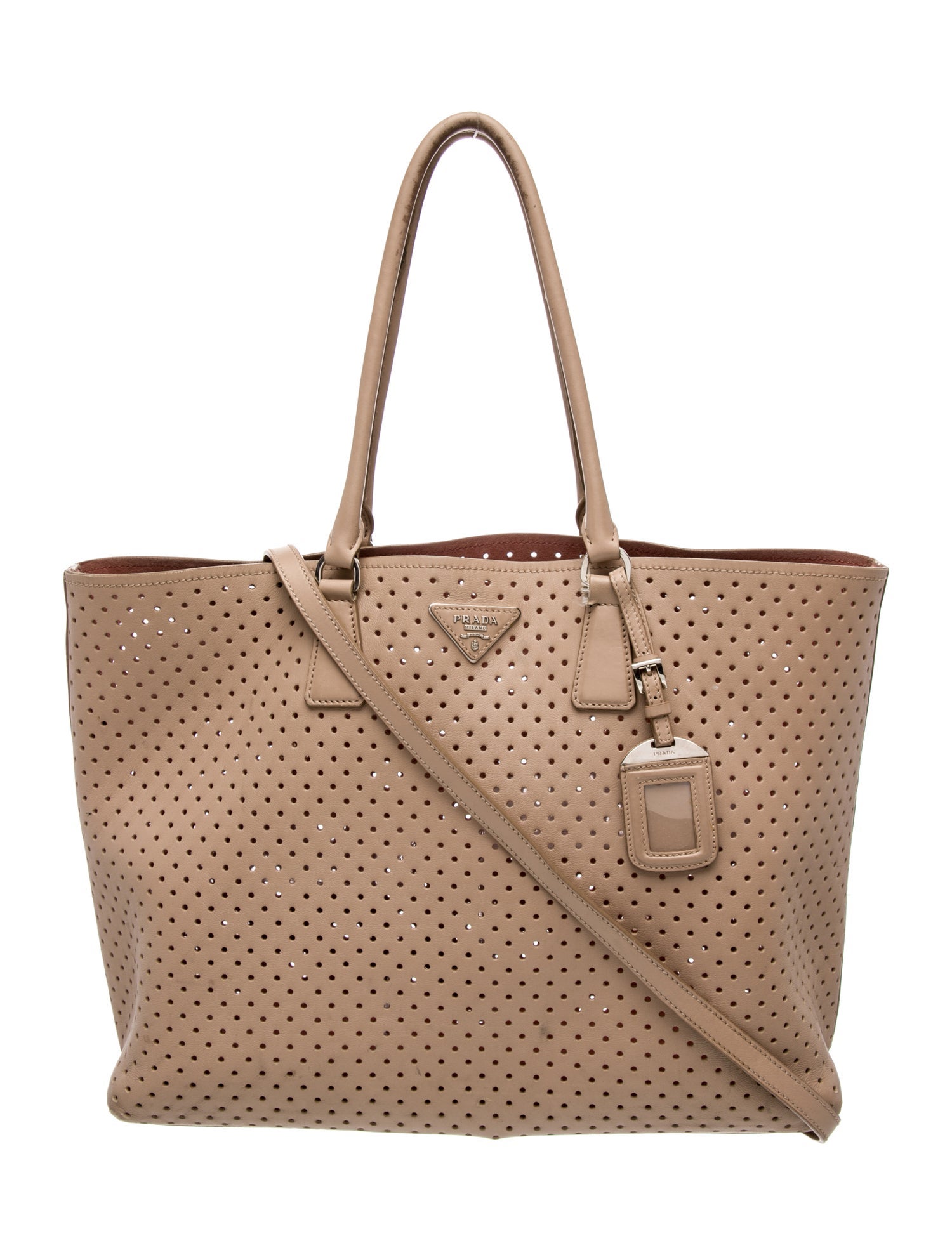 Prada Leather Fori Tote