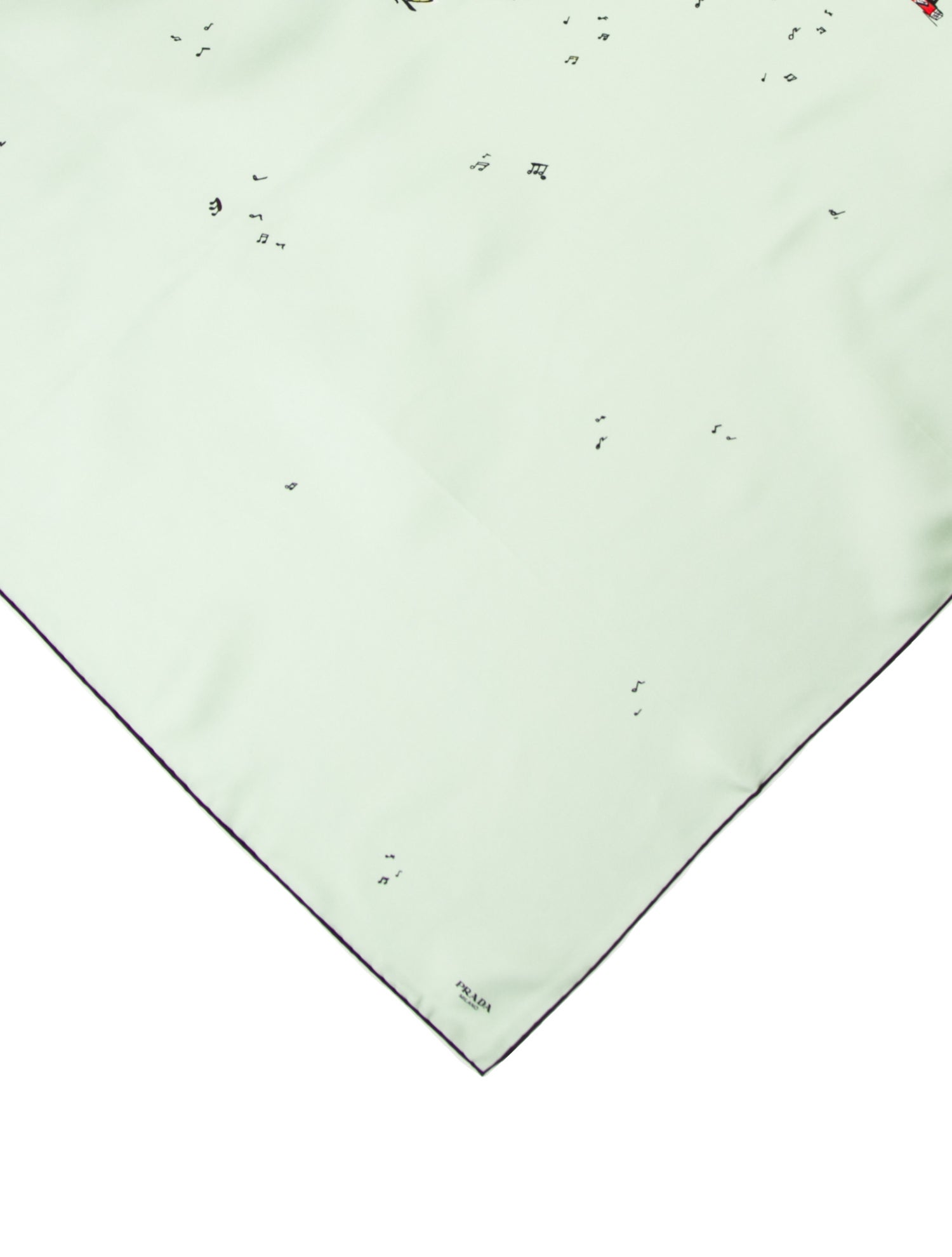 Prada Silk Printed Scarf w/ Tags