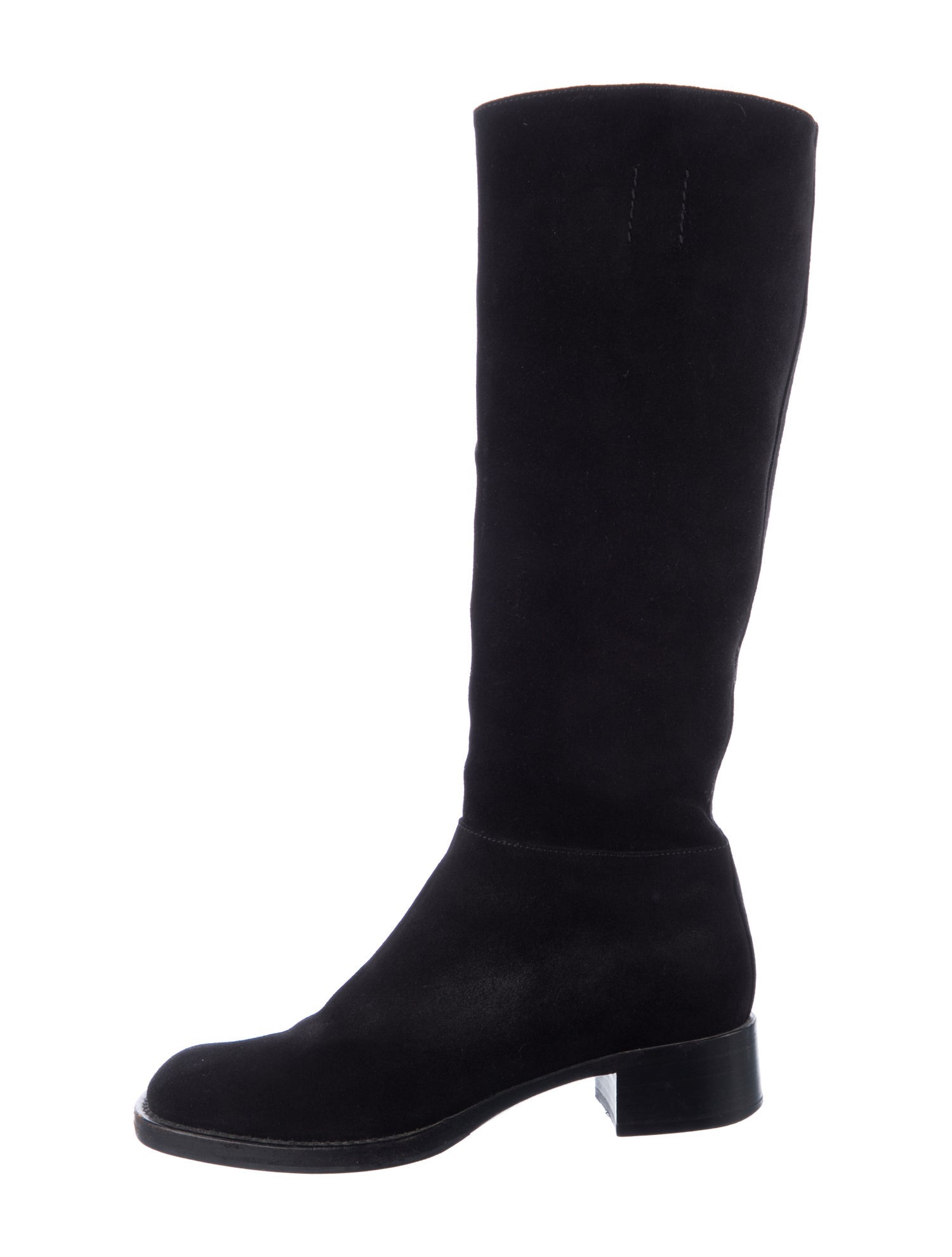Prada Suede Riding Boots
