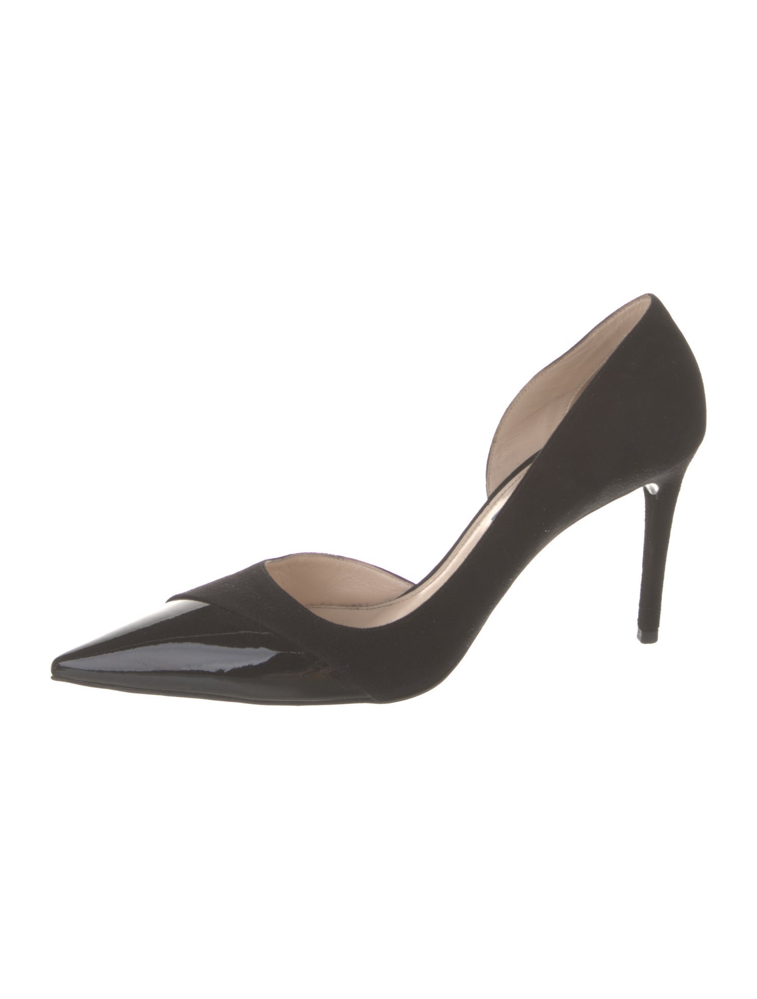 Prada Suede D'Orsay Pumps
