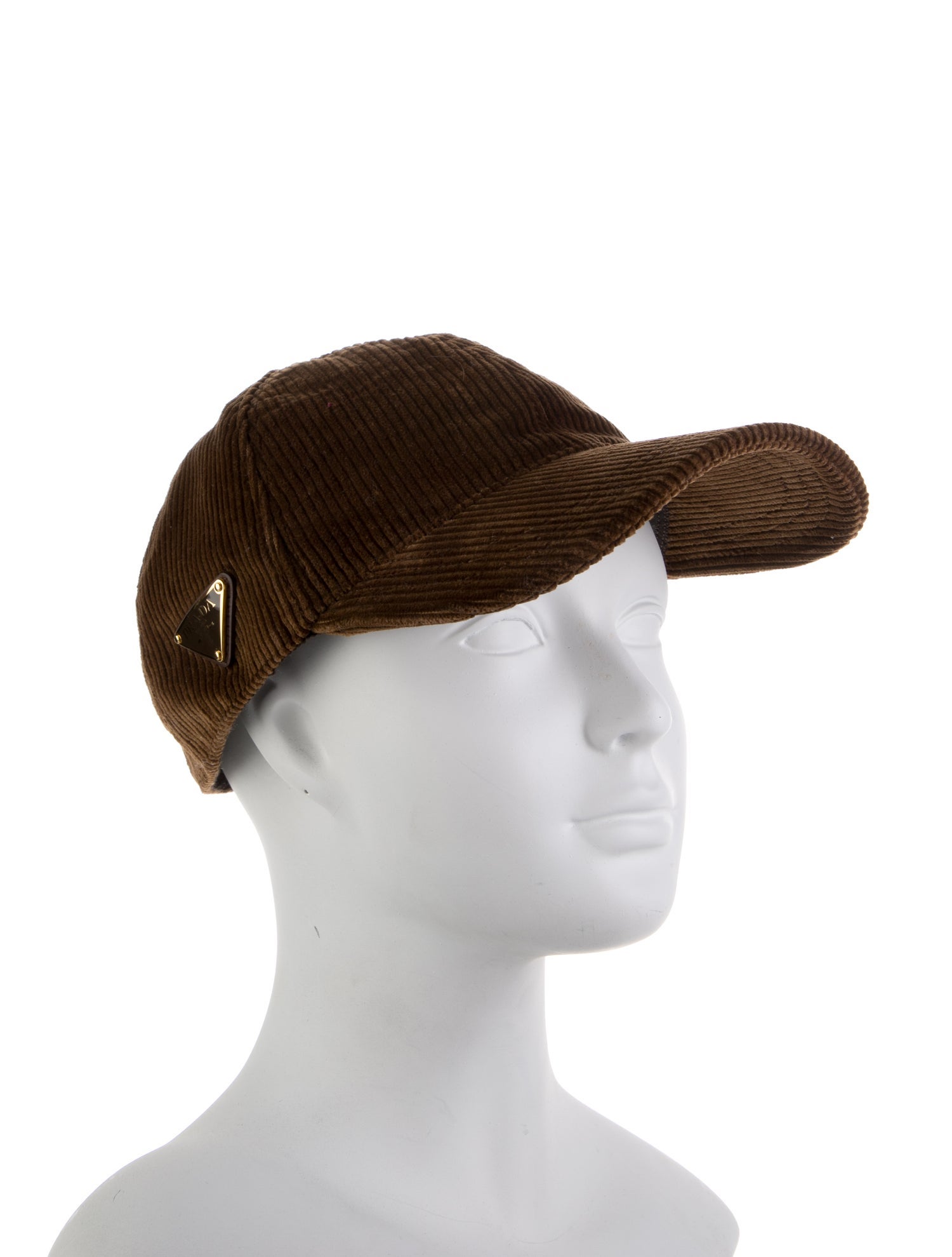 Prada Corduroy Baseball Cap