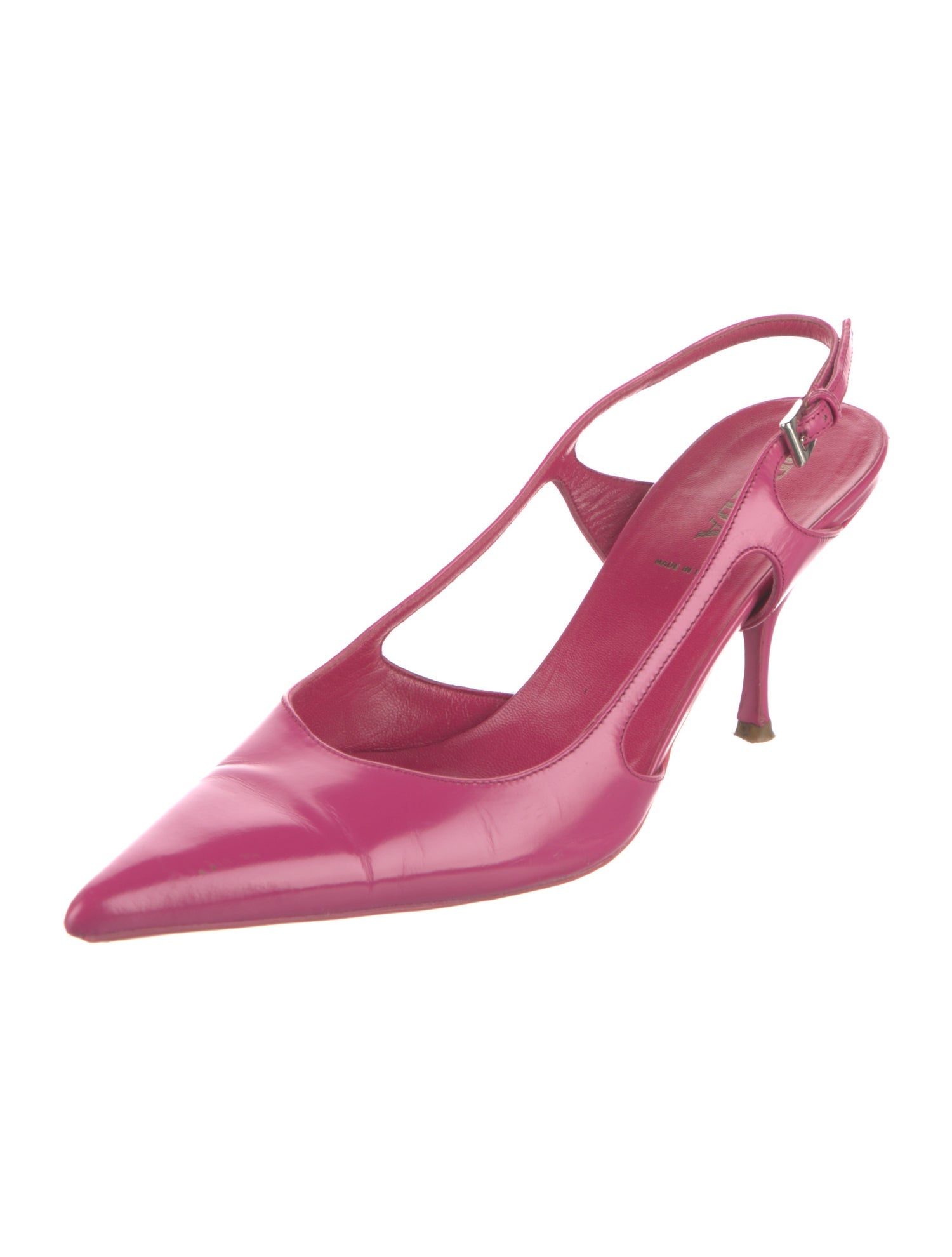 Prada Leather Slingback Pumps