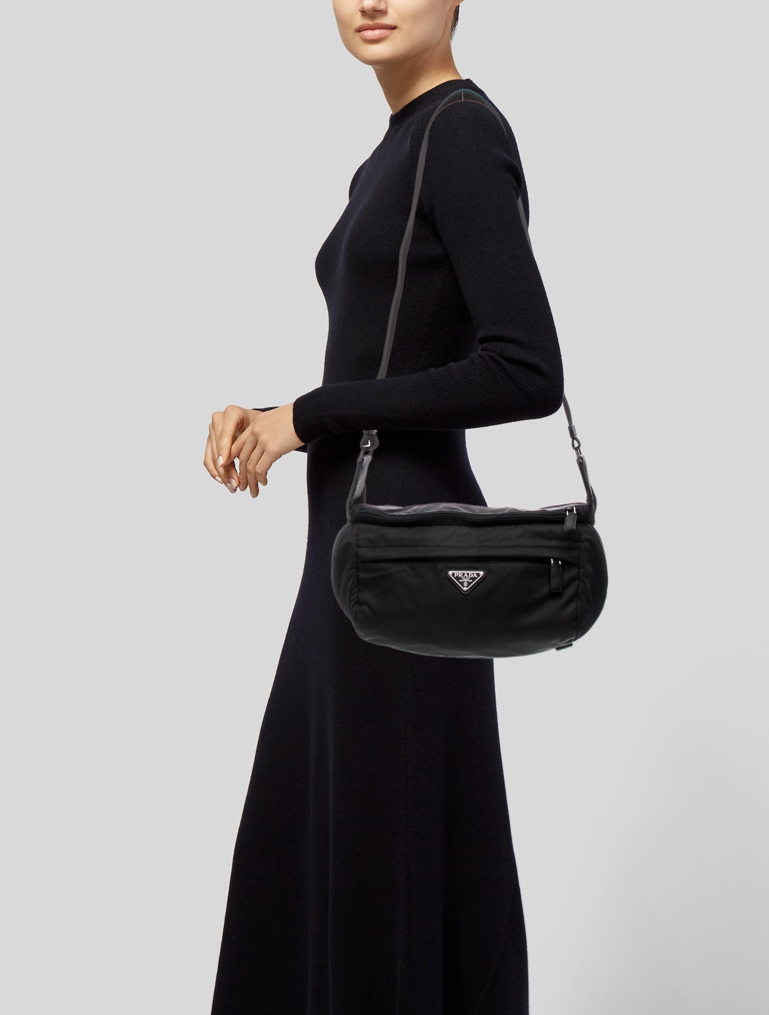 Prada Tessuto Nylon Messenger Bag