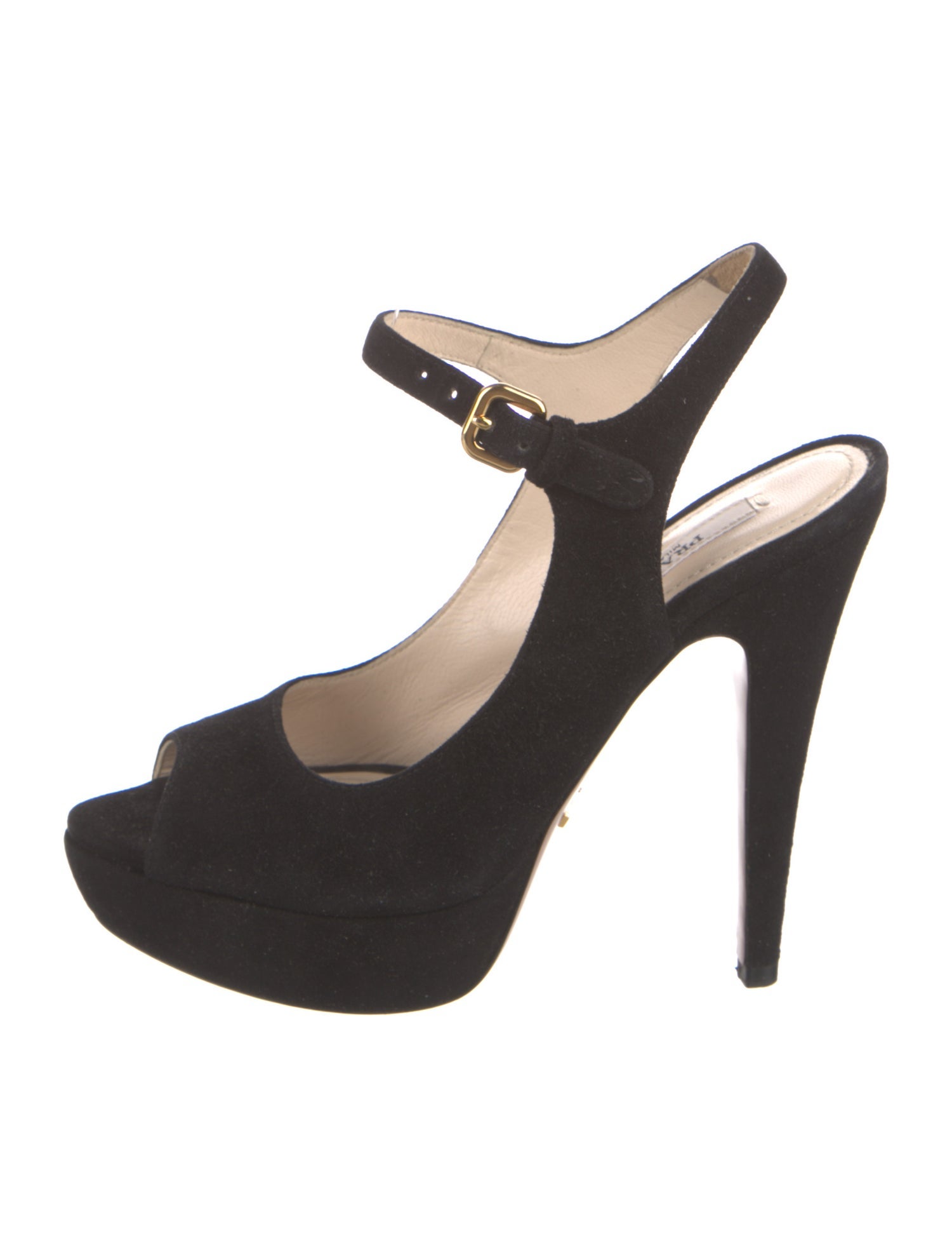 Prada Suede Slingback Pumps