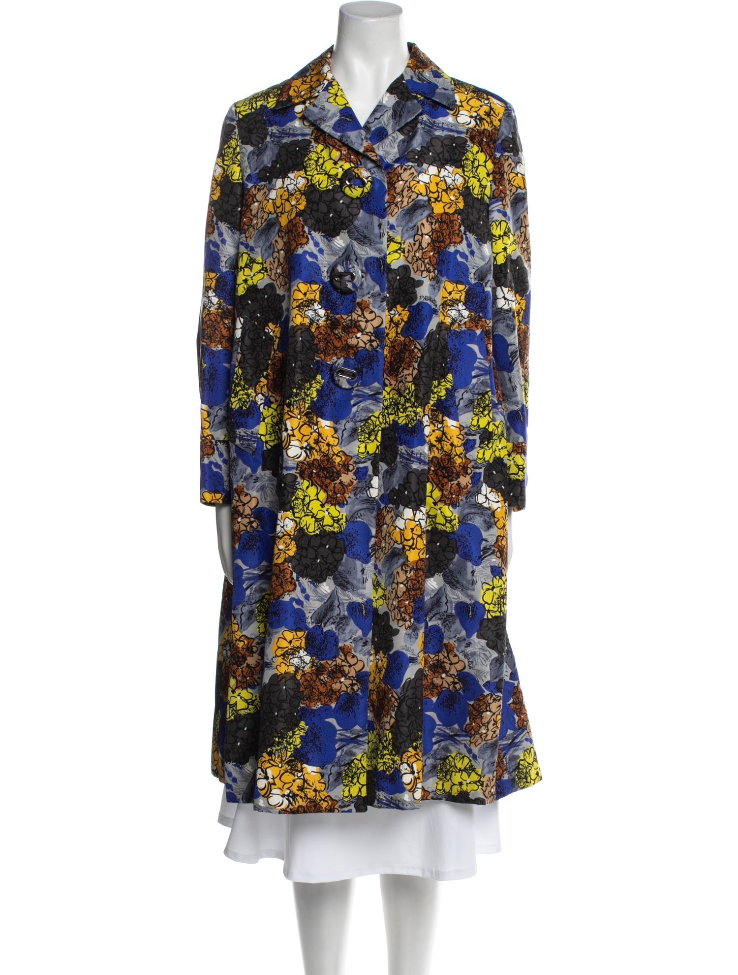 Prada 2017 Silk Trench Coat