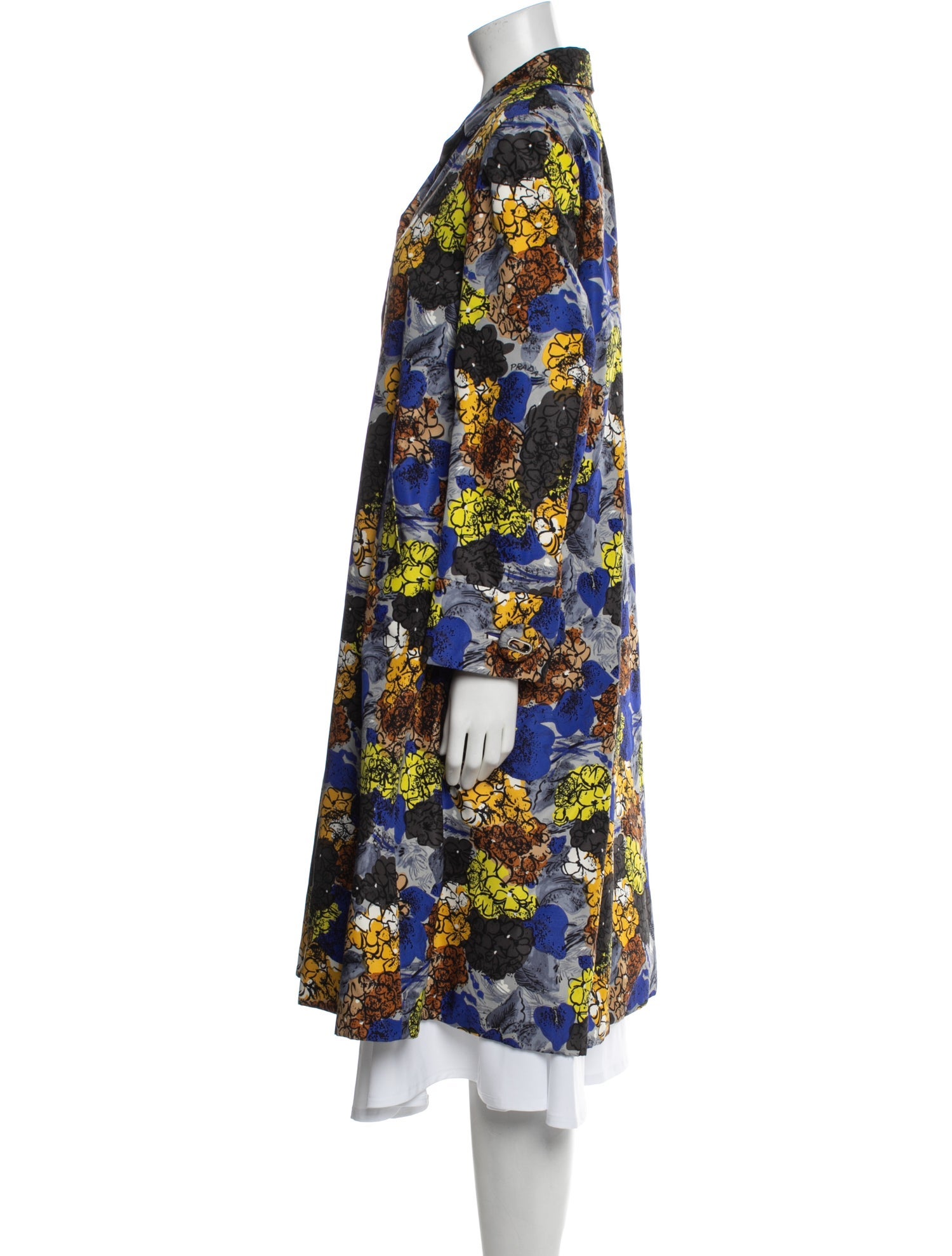 Prada 2017 Silk Trench Coat