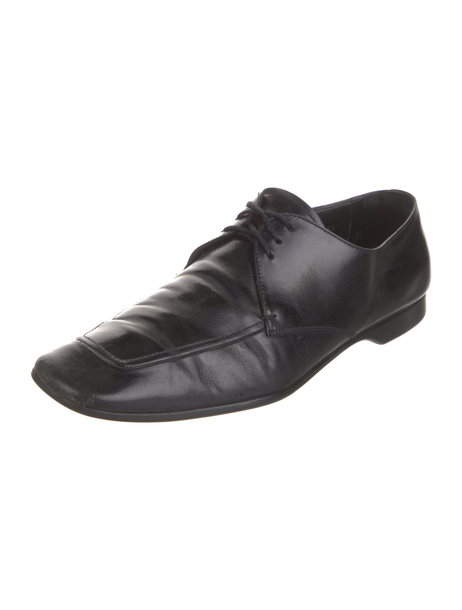 Prada Leather Derby Shoes