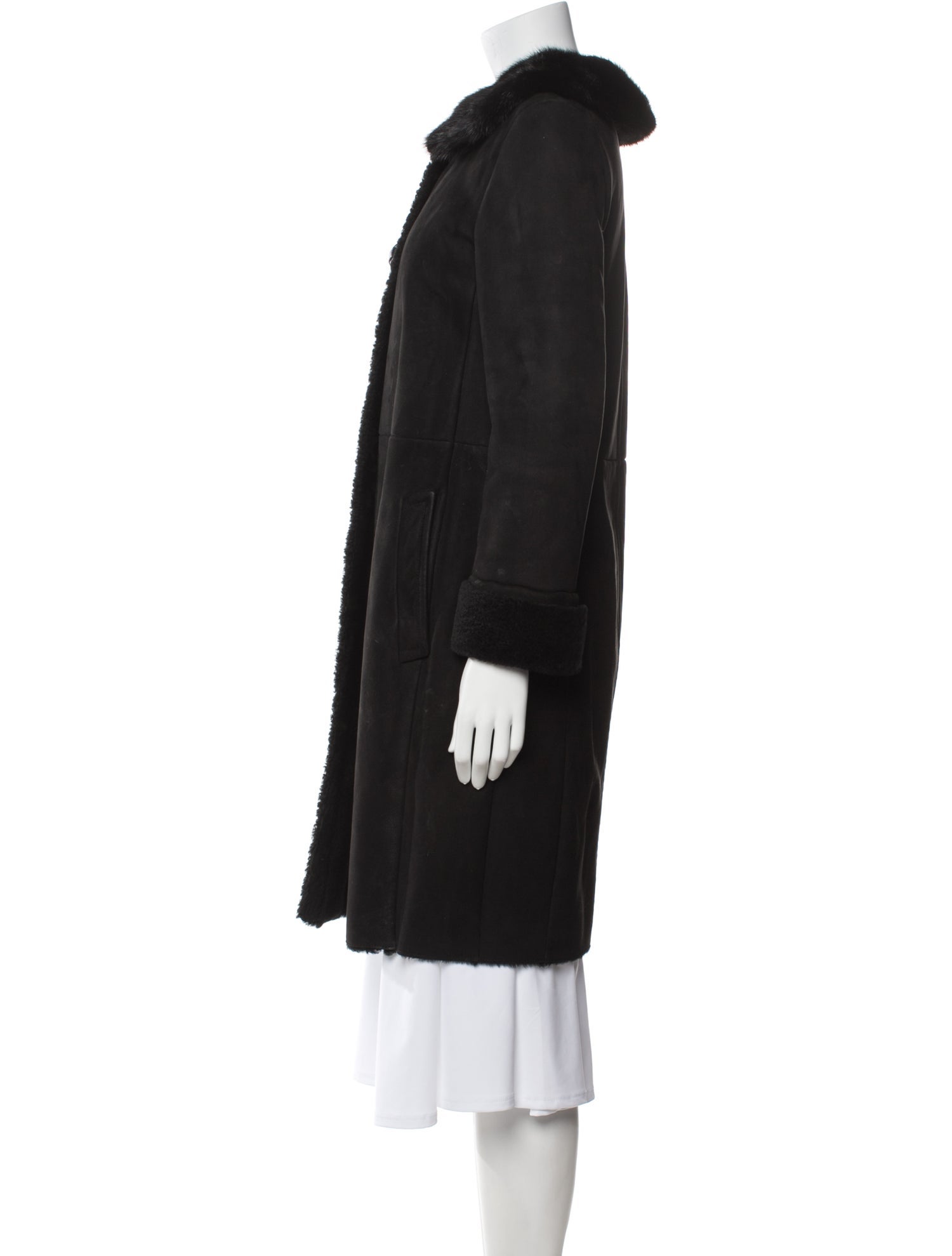 Prada 2016 Shearling Fur Coat