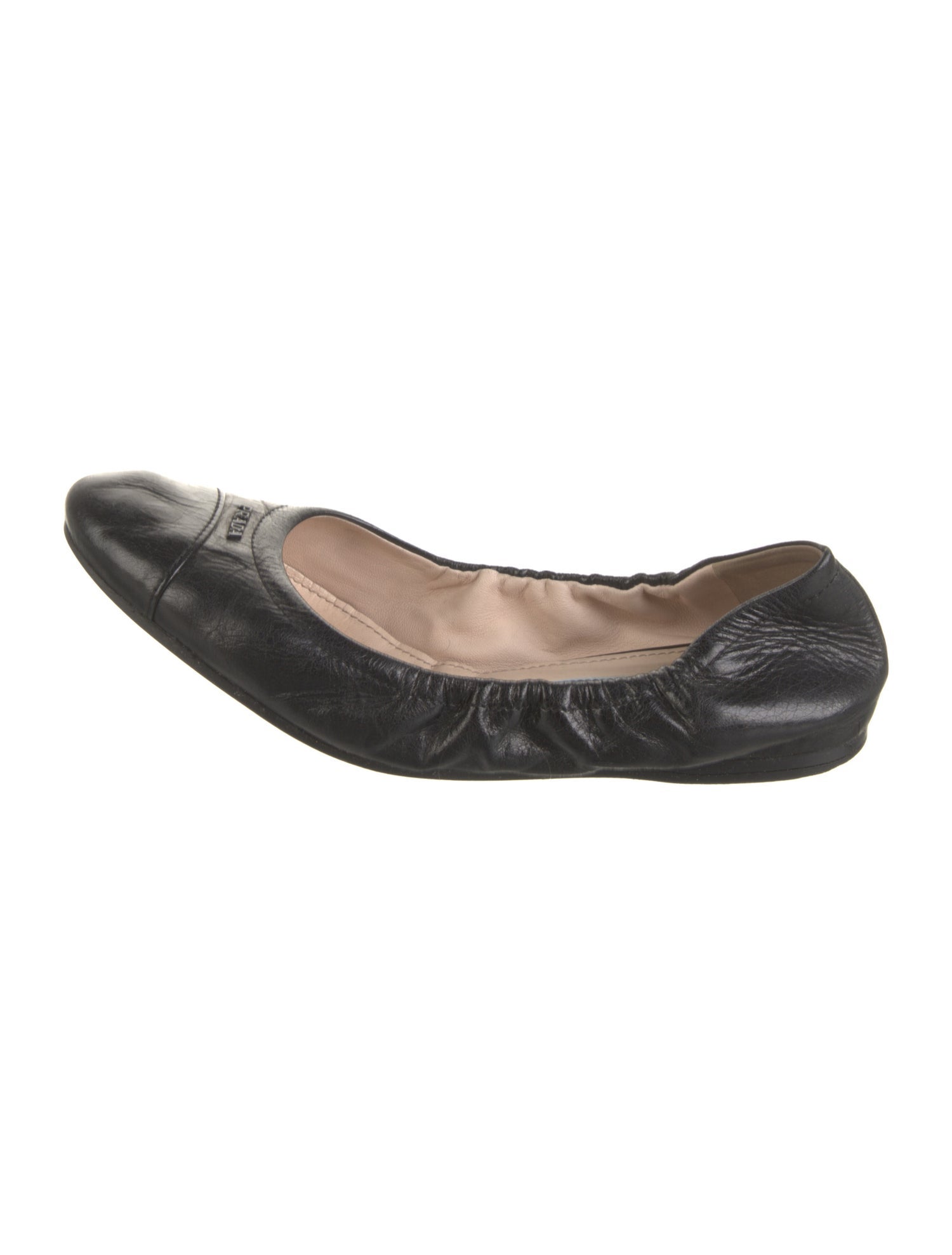 Prada Leather Ballet Flats