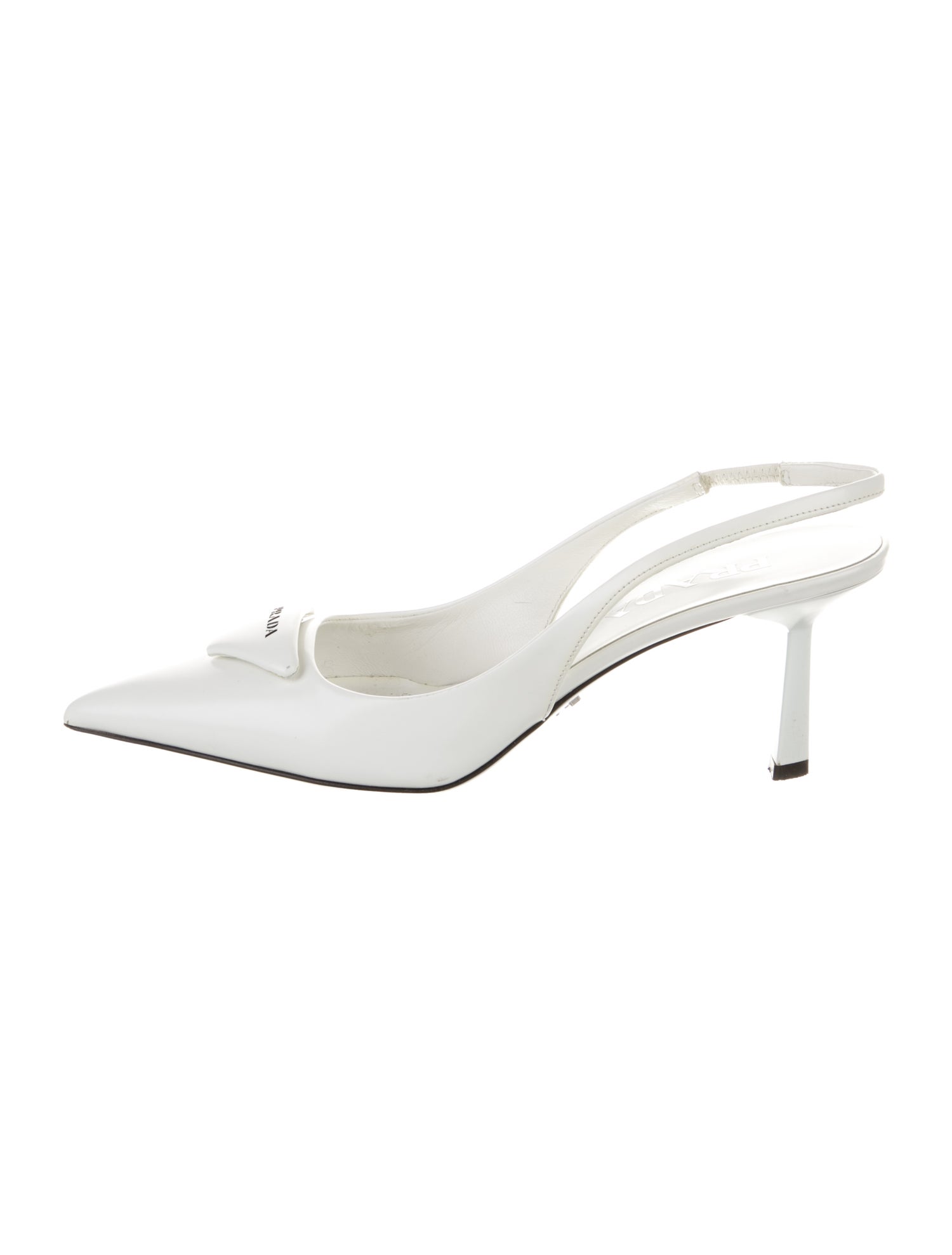 Prada Leather Slingback Pumps