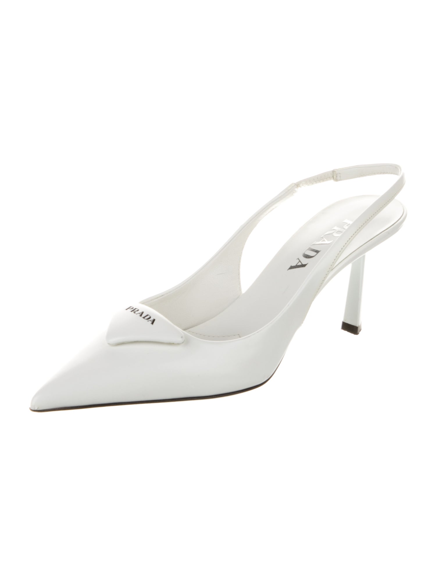 Prada Leather Slingback Pumps