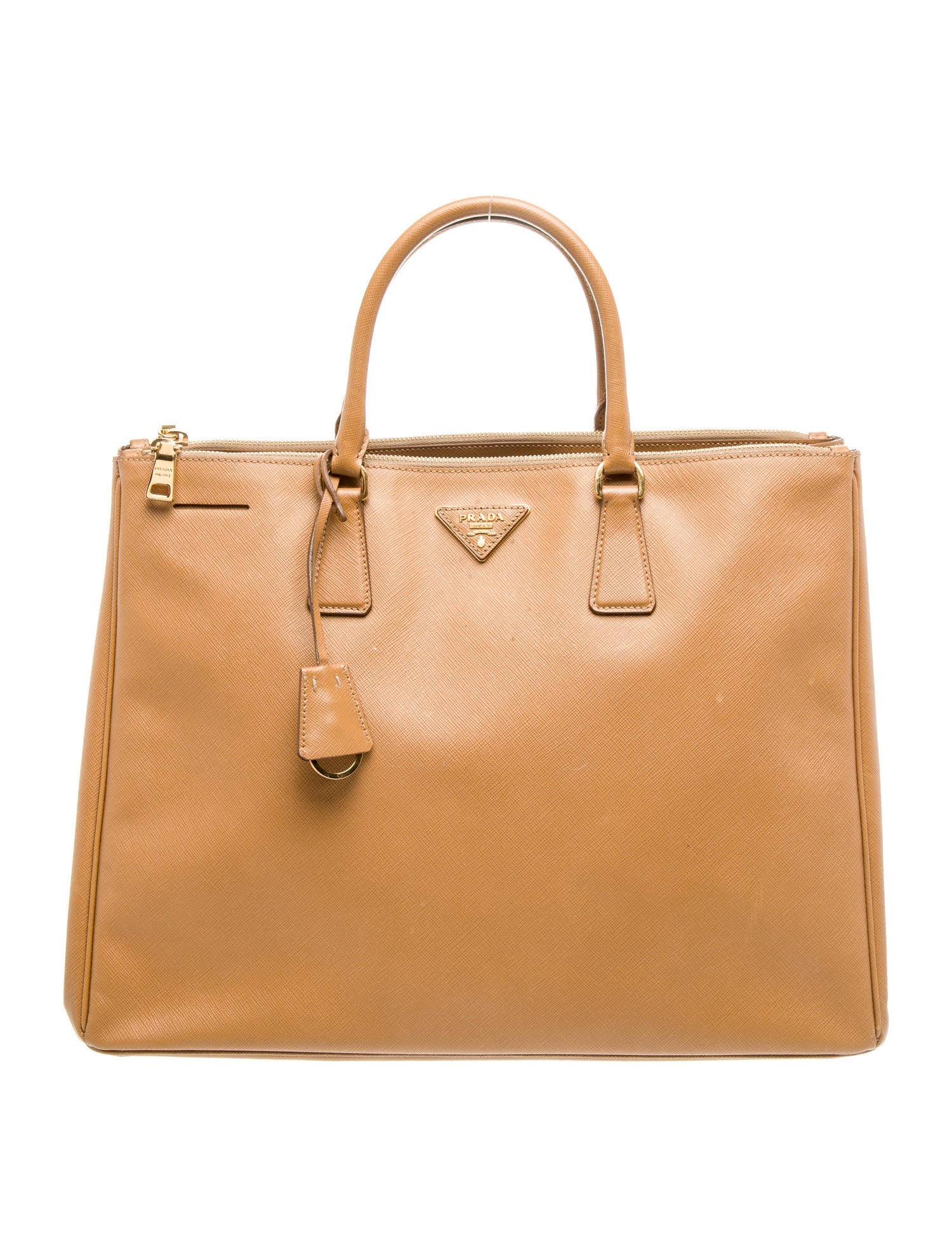 Prada Saffiano Leather Galleria Double Zip XL