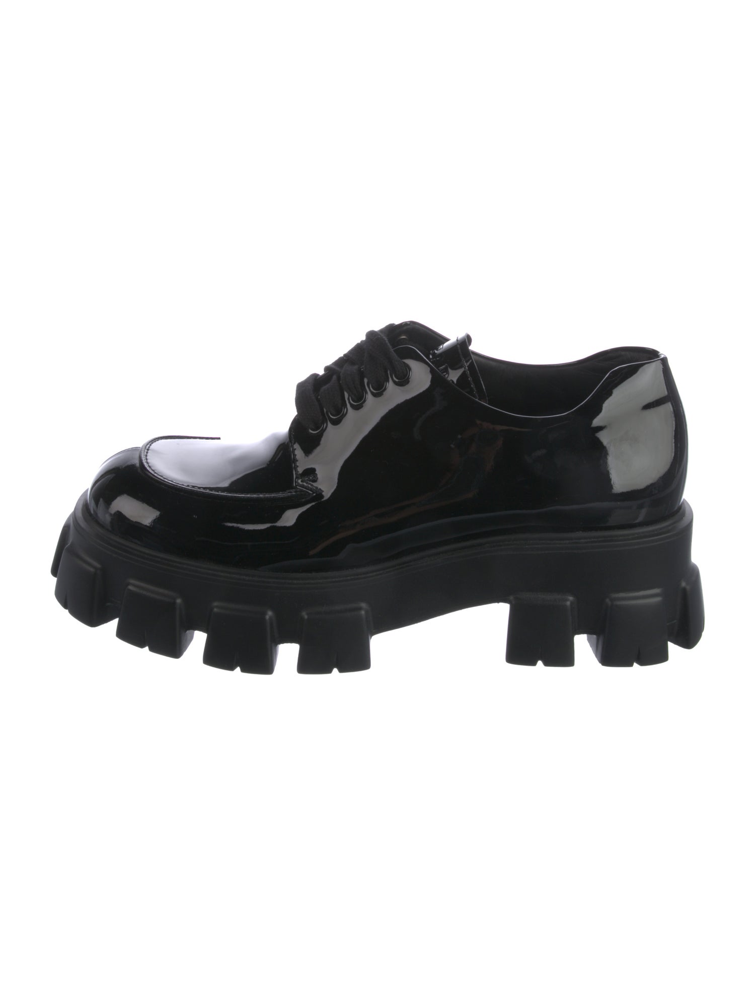 Prada Patent Leather Moccasins