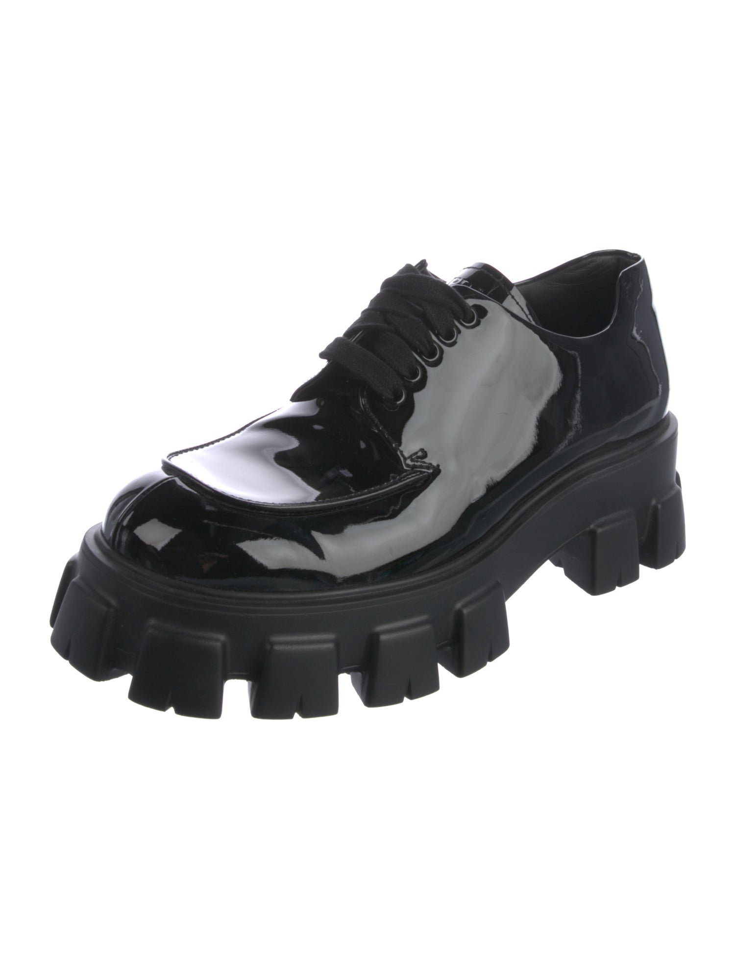 Prada Patent Leather Moccasins
