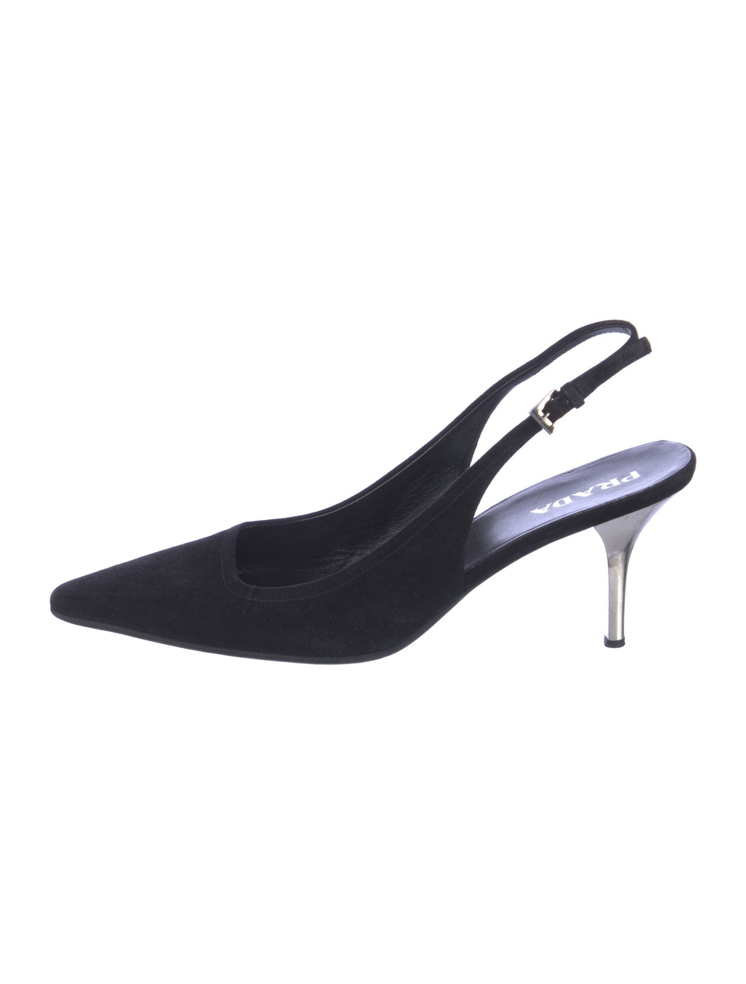 Prada Suede Slingback Pumps
