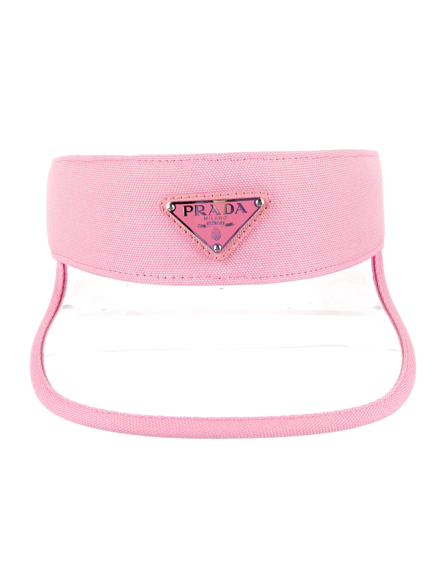 Prada Logo Print Cotton Sun Visor