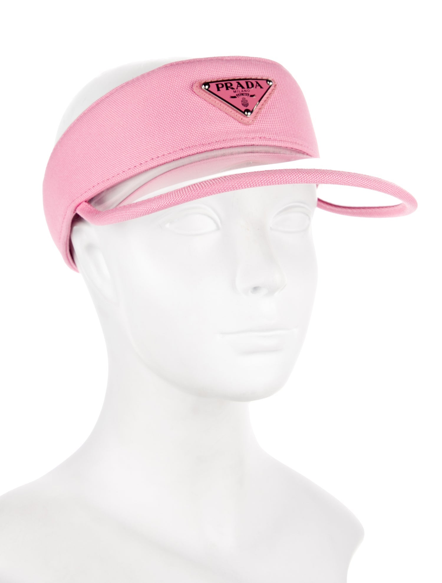 Prada Logo Print Cotton Sun Visor