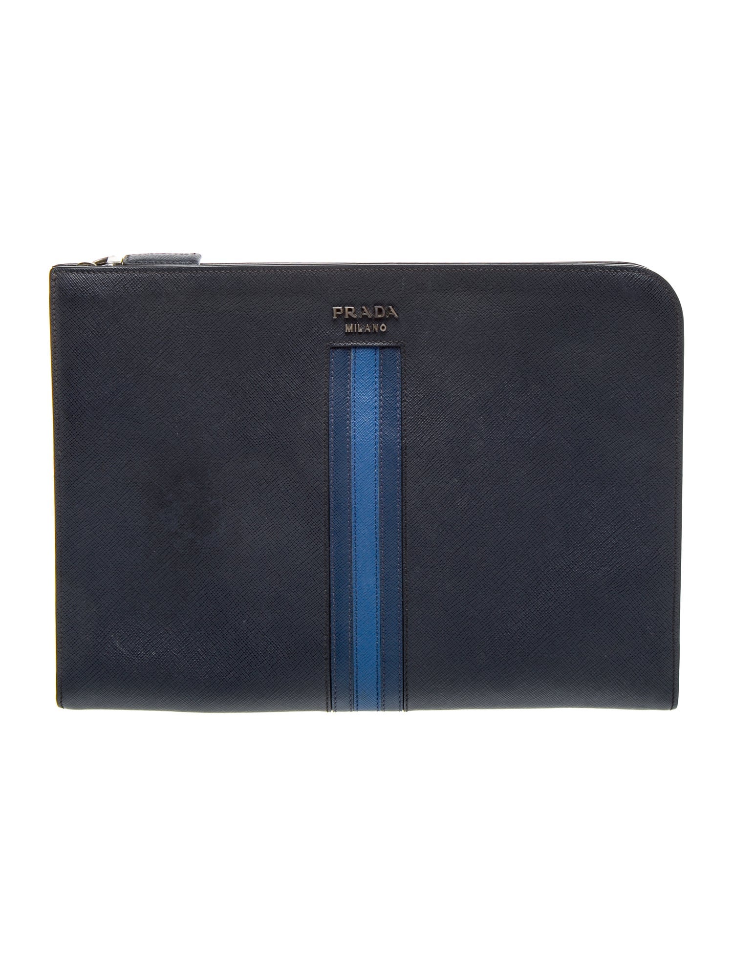 Prada Saffiano Lux Leather Saffiano Leather Clutch