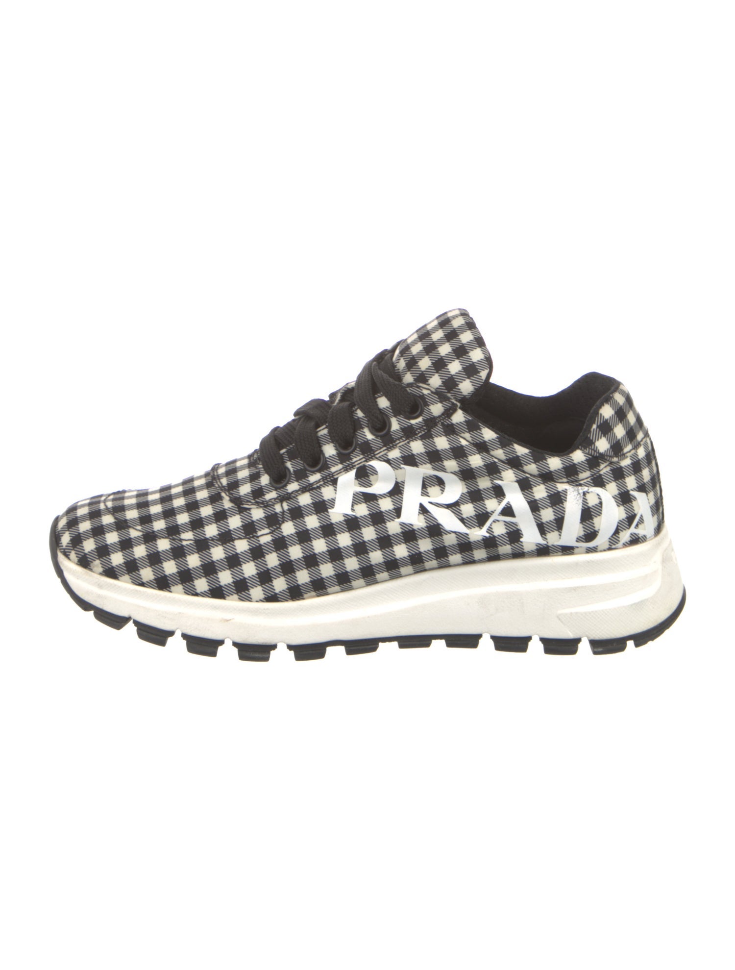 Prada Nylon Printed Sneakers