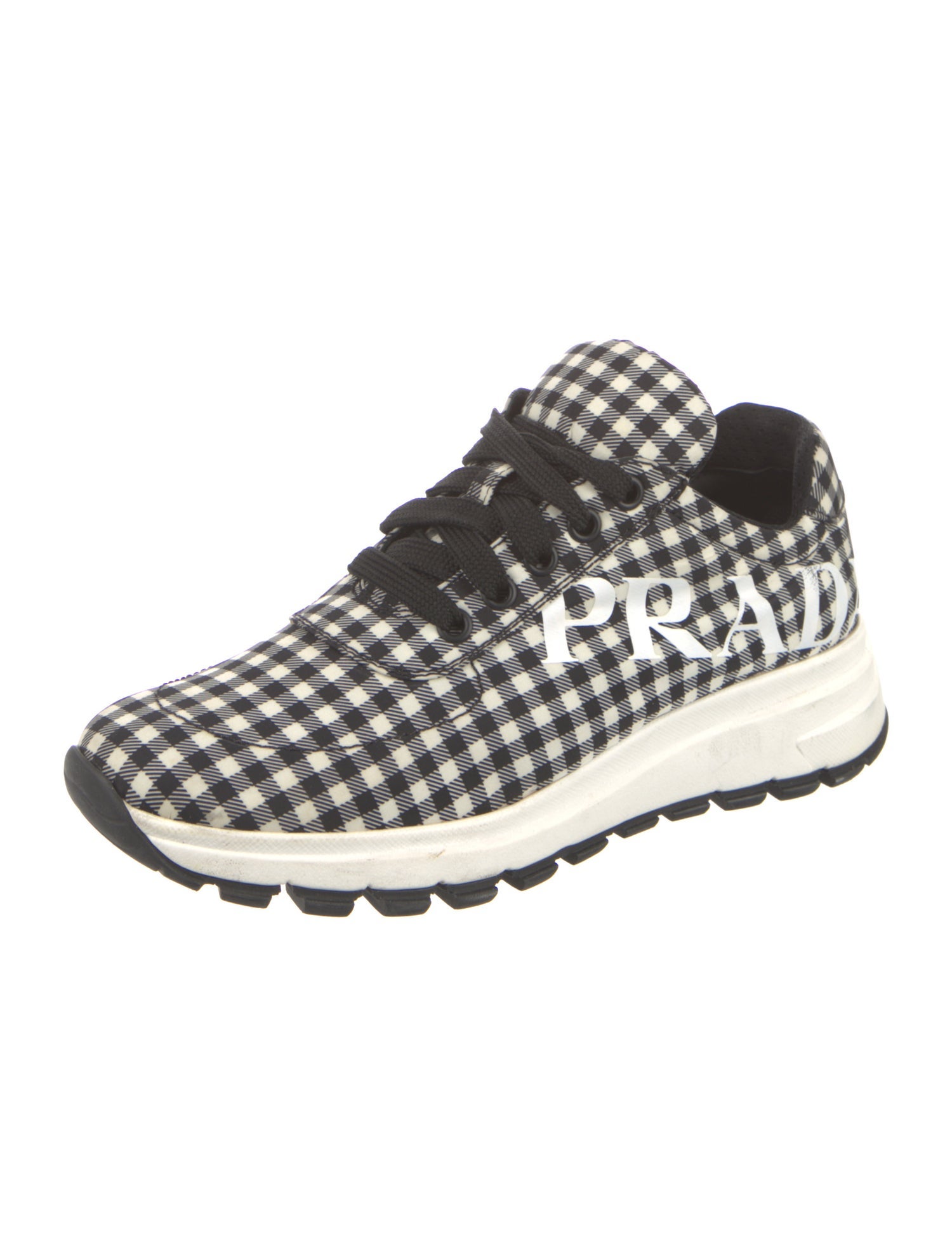Prada Nylon Printed Sneakers