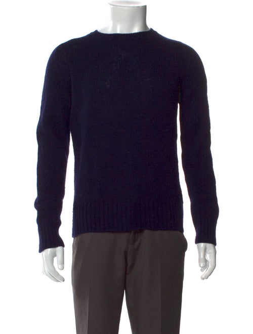Prada Virgin Wool Crew Neck Pullover