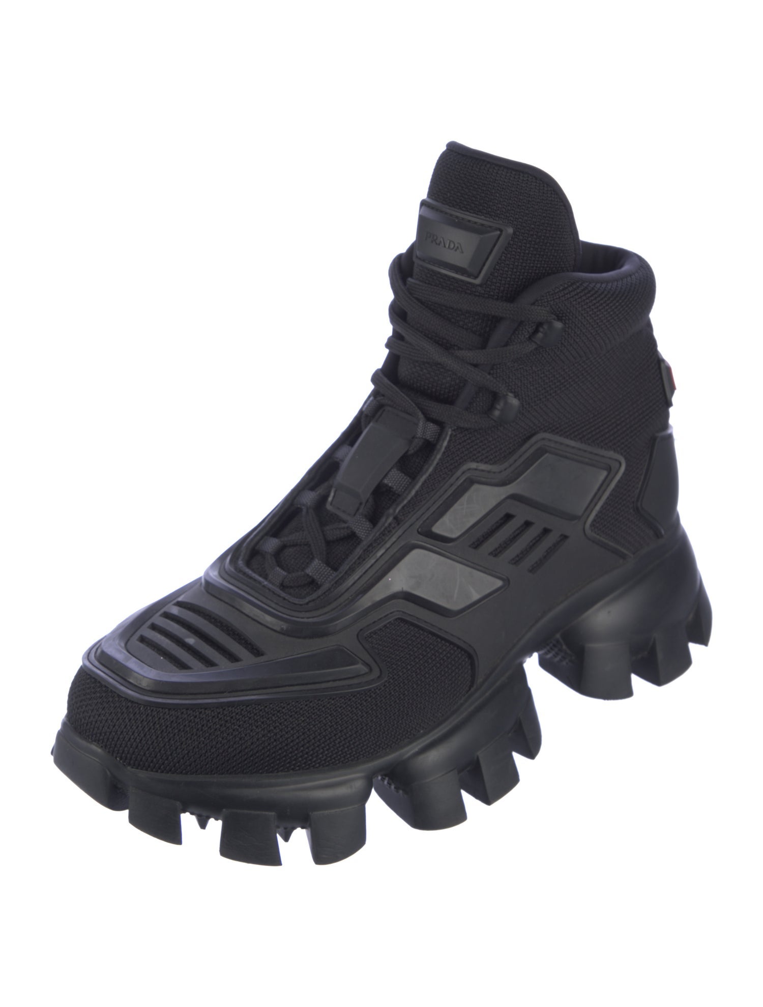 Prada Cloudbust Thunder Nylon Combat Boots