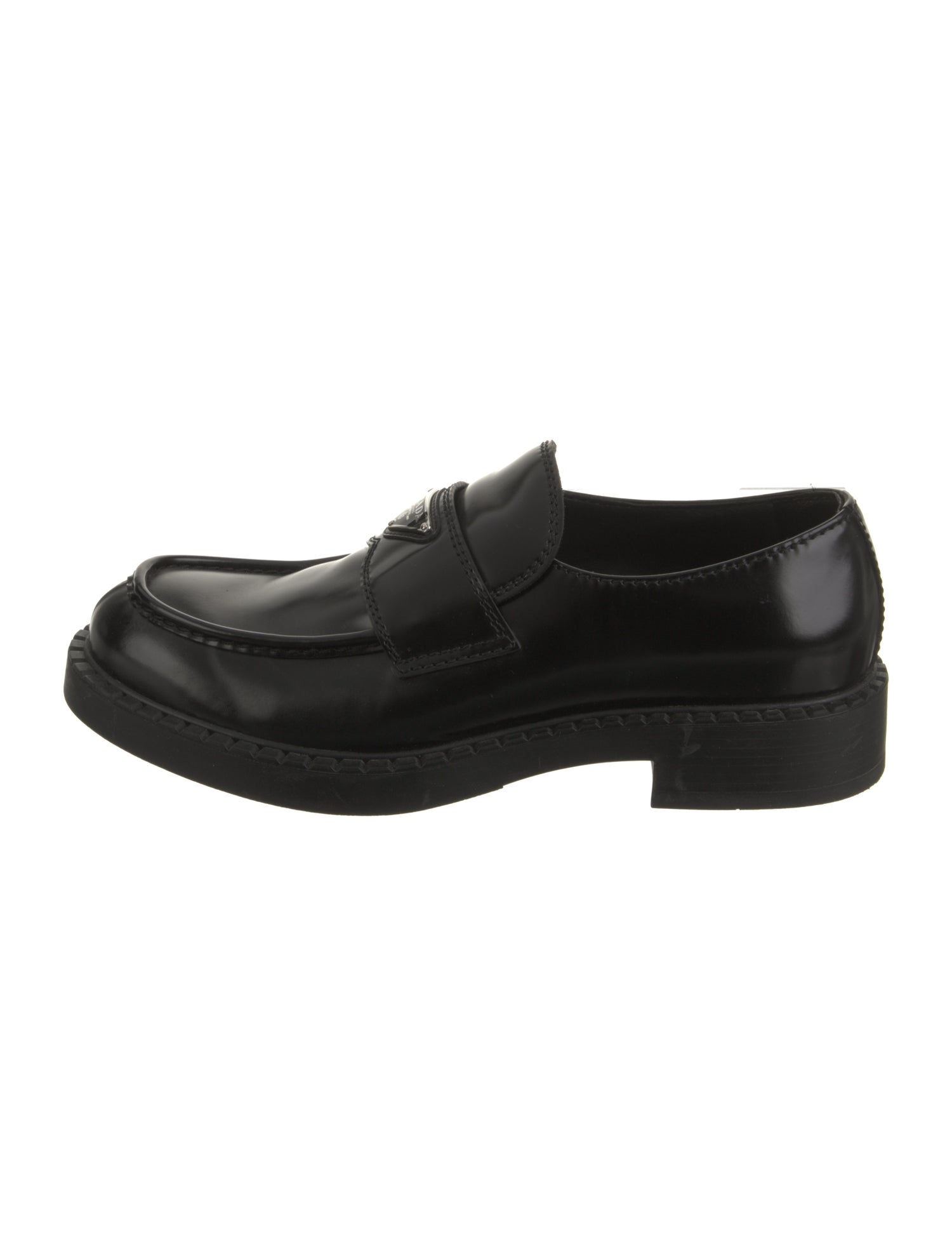 Prada Leather Dress Loafers