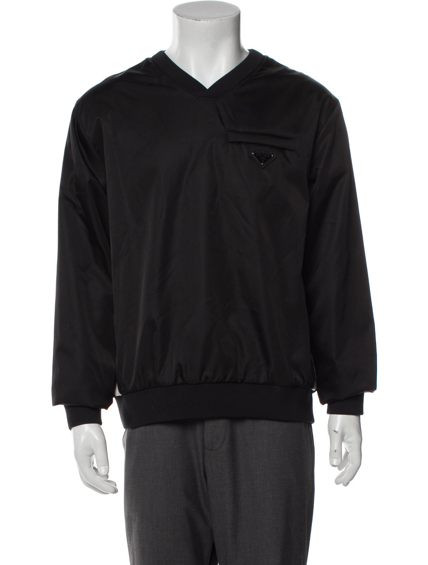 Prada x adidas 2021 Enameled Metal Triangle Sweatshirt