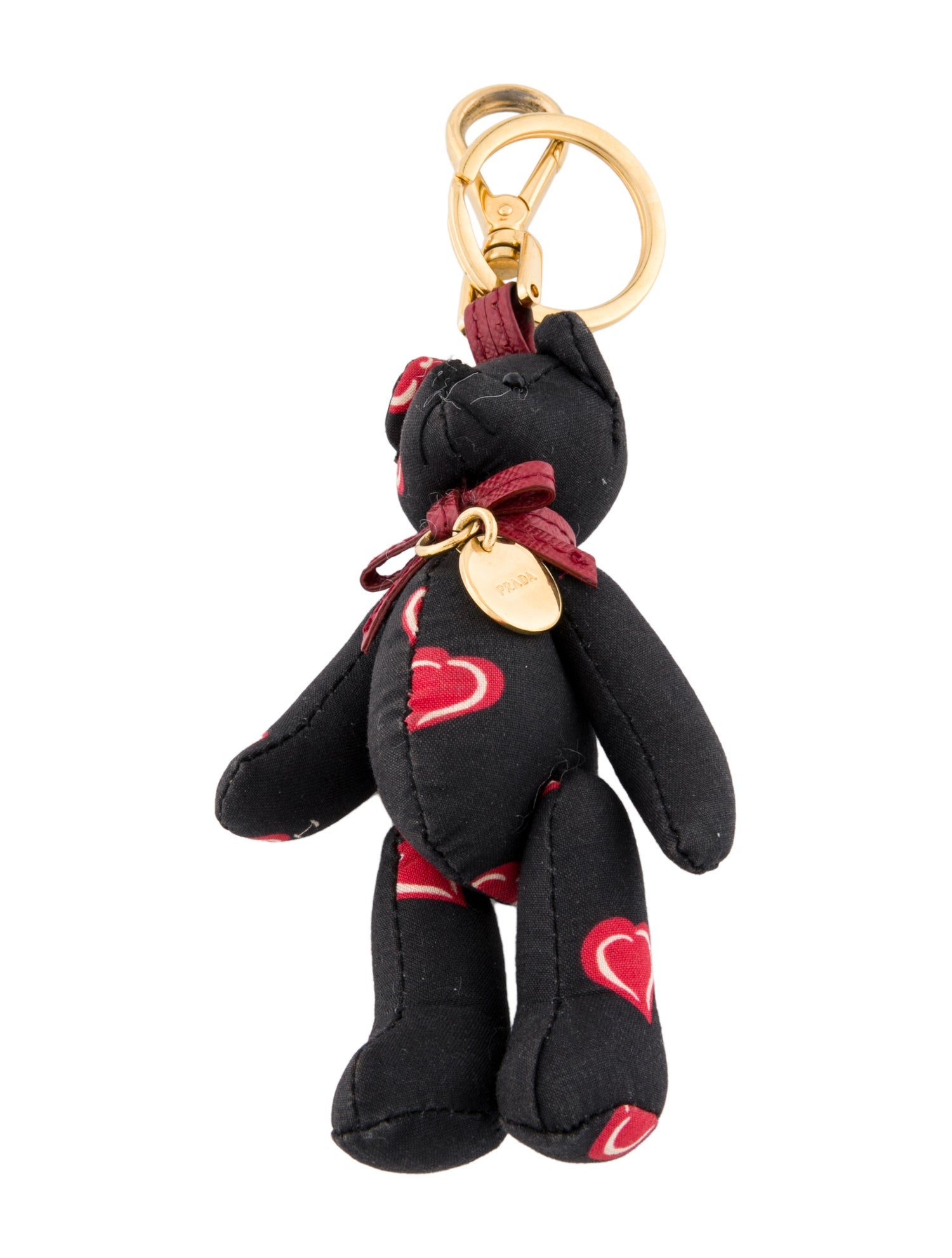 Prada Teddy Bear Keychain