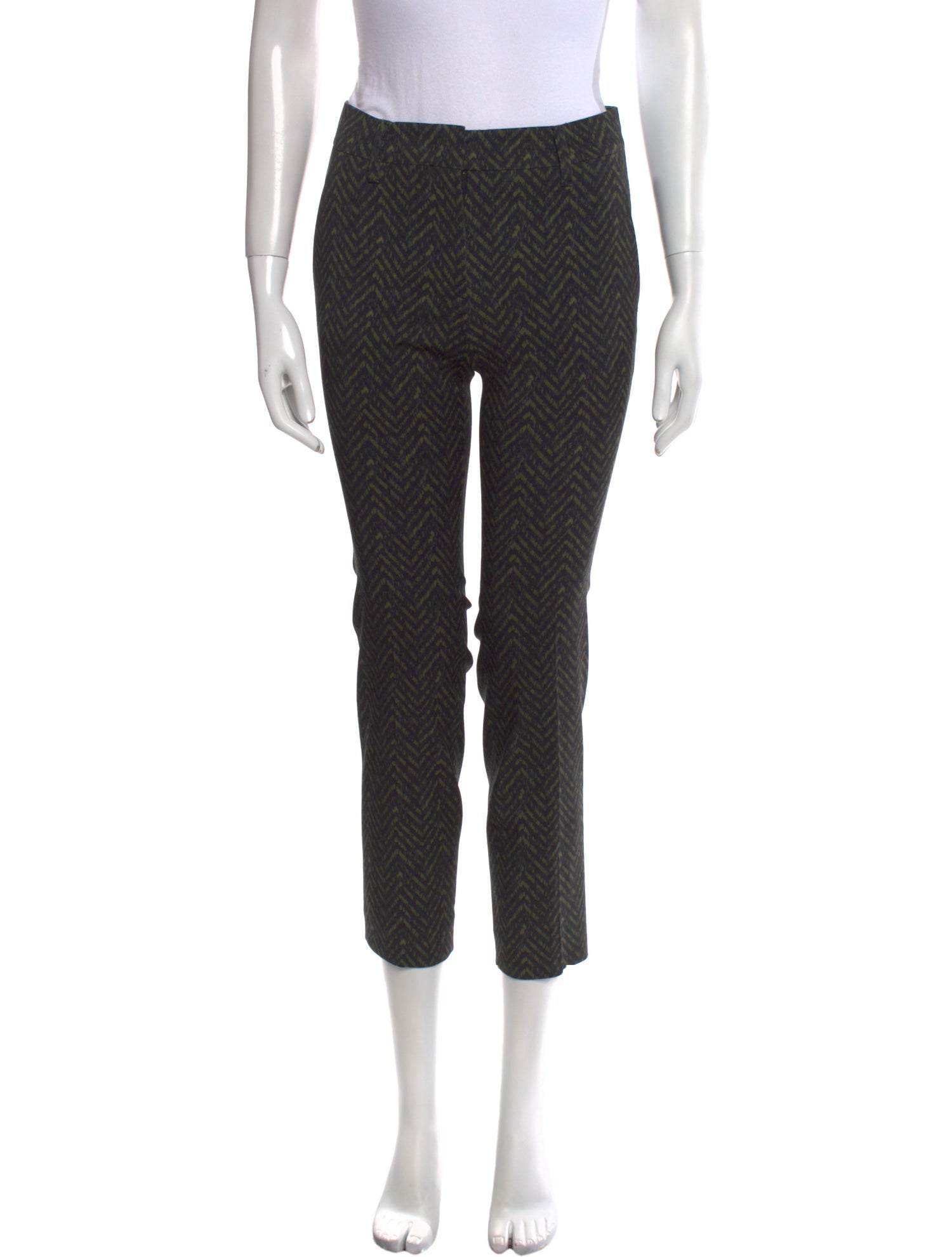 Prada Virgin Wool Straight Leg Pants
