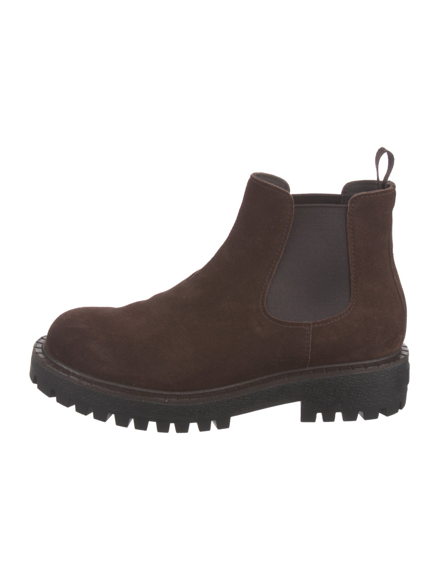 Prada Suede Chelsea Boots