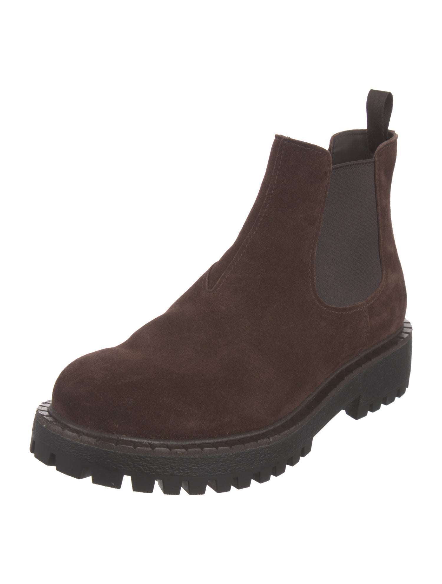 Prada Suede Chelsea Boots