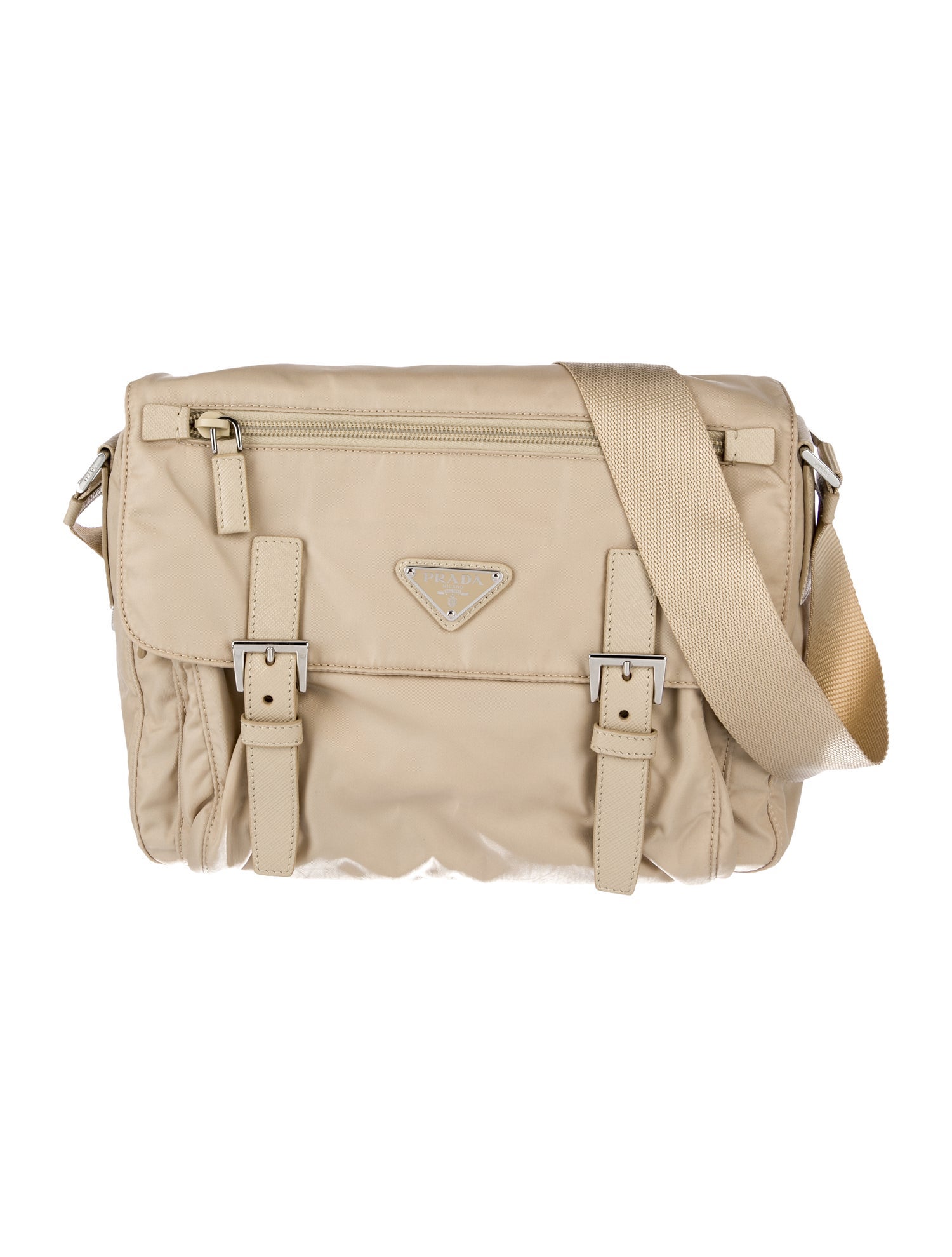 Prada Saffiano Leather Messenger Bag