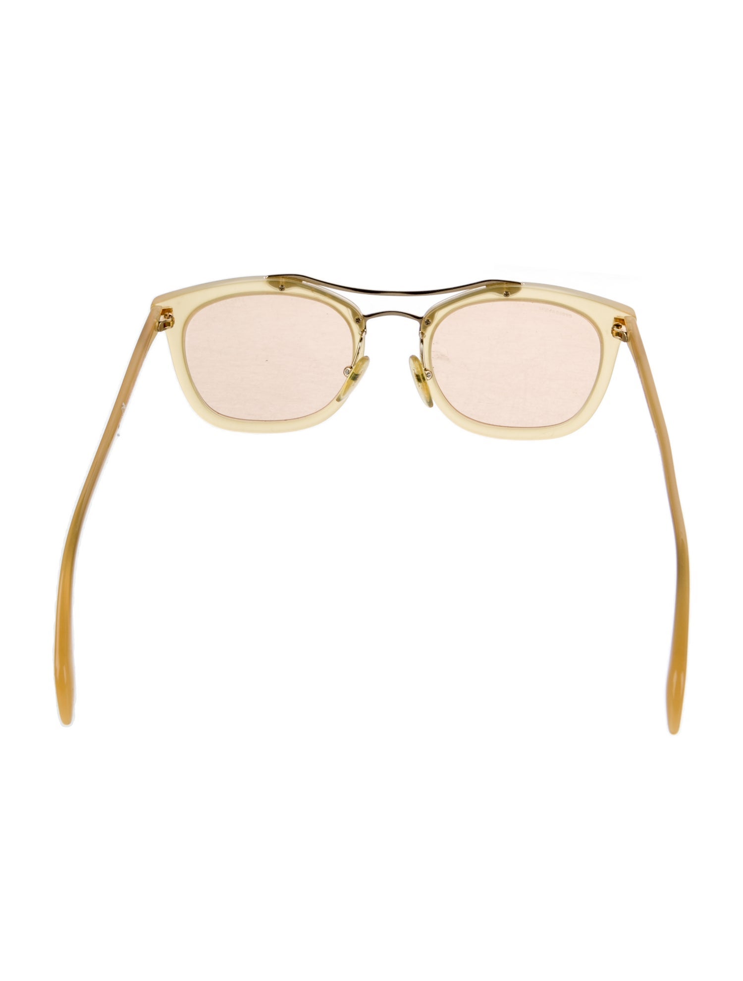 Prada Square Mirrored Sunglasses