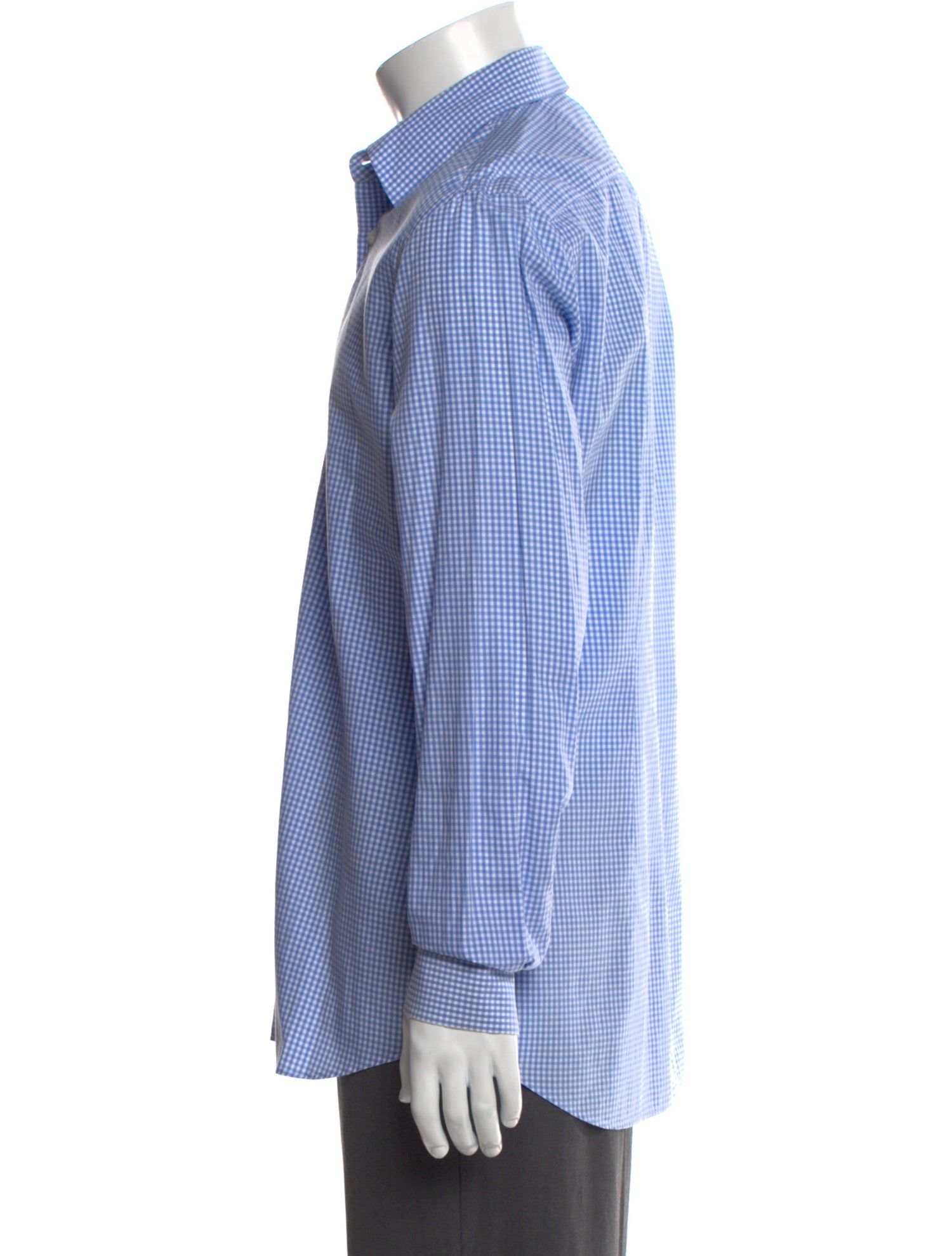 Prada 2016 Plaid Print Dress Shirt