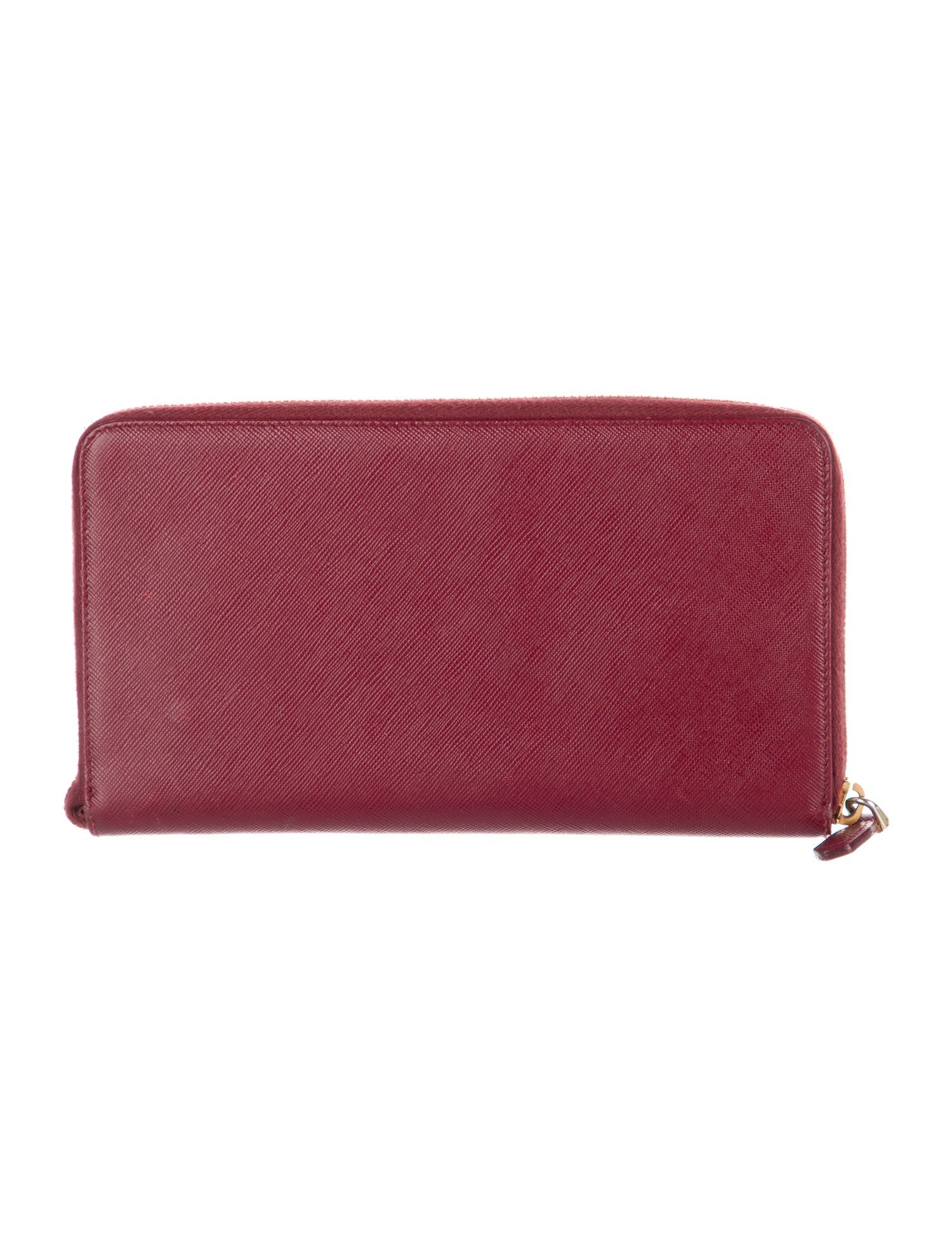 Prada Saffiano Metal Leather Continental Wallet