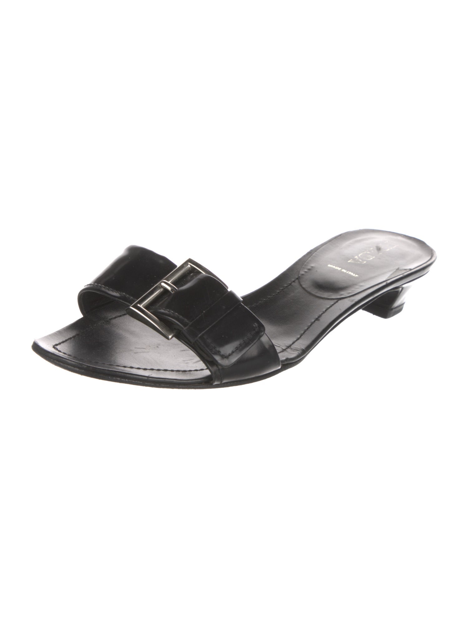 Prada Leather Slides