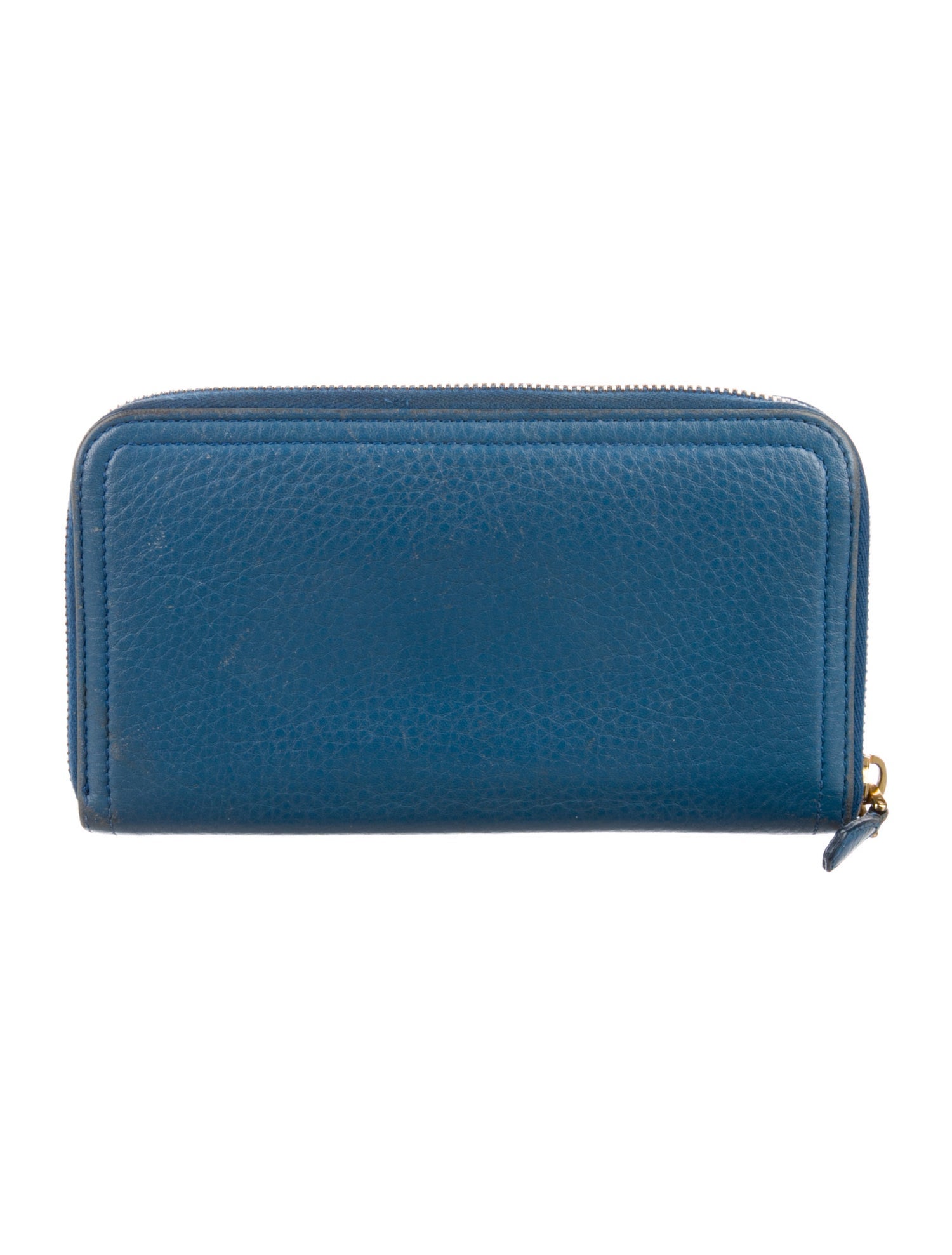 Prada Vitello Daino Leather Continental Wallet