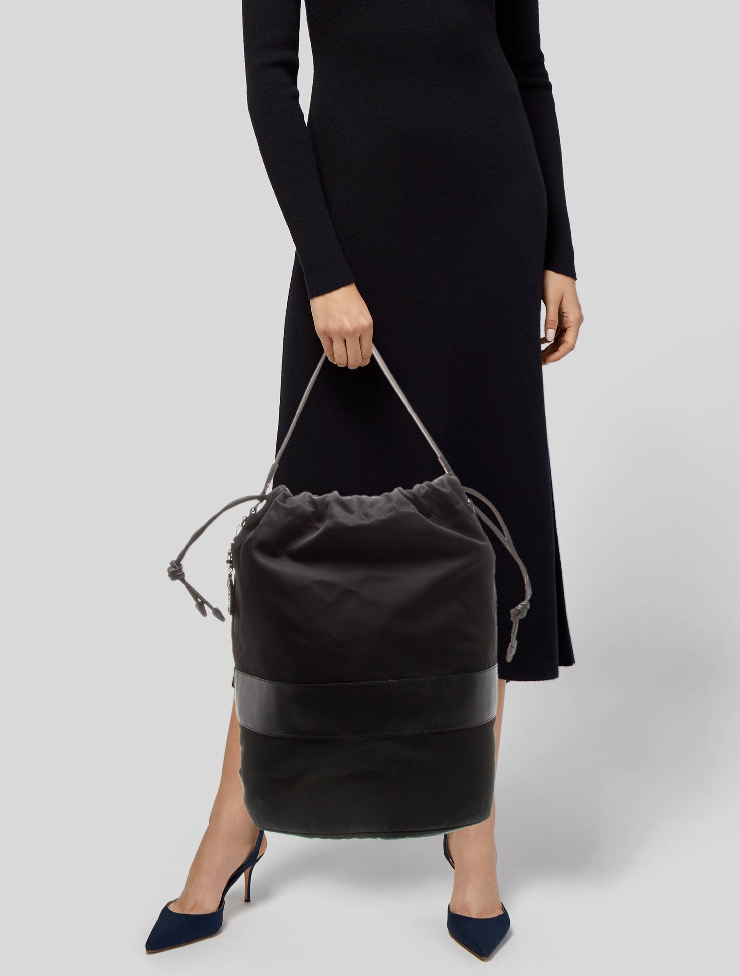 Prada Nylon Bucket Bag