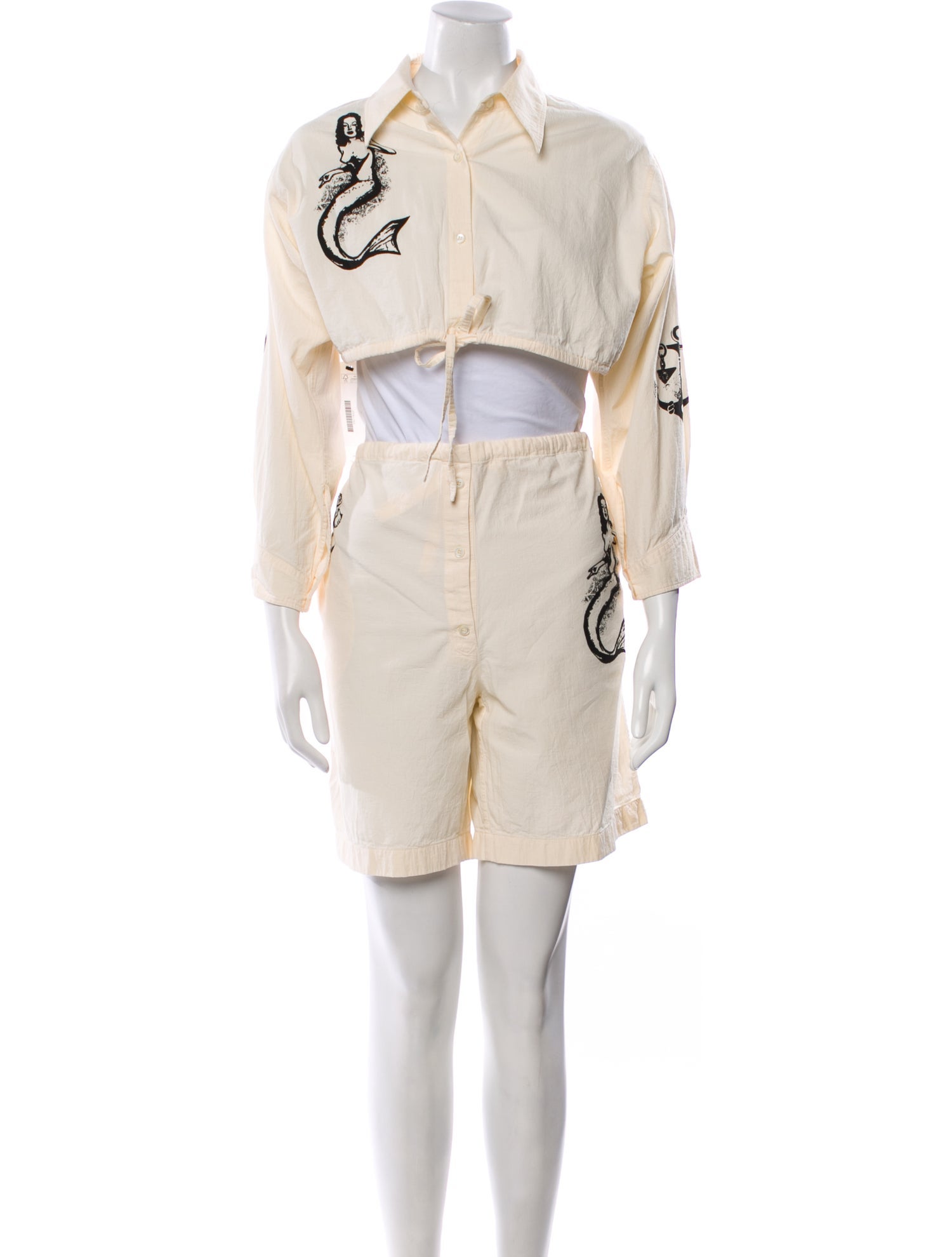 Prada 2022 Linen Short Set