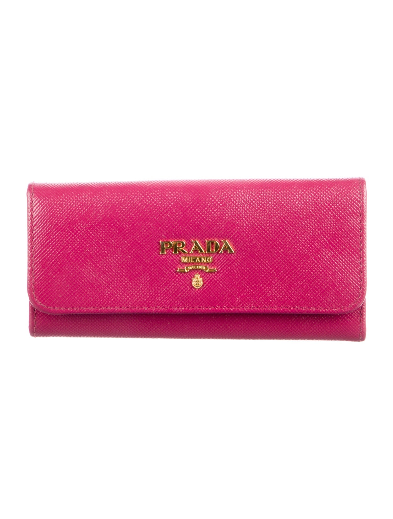 Prada Saffiano Metal Key Holder