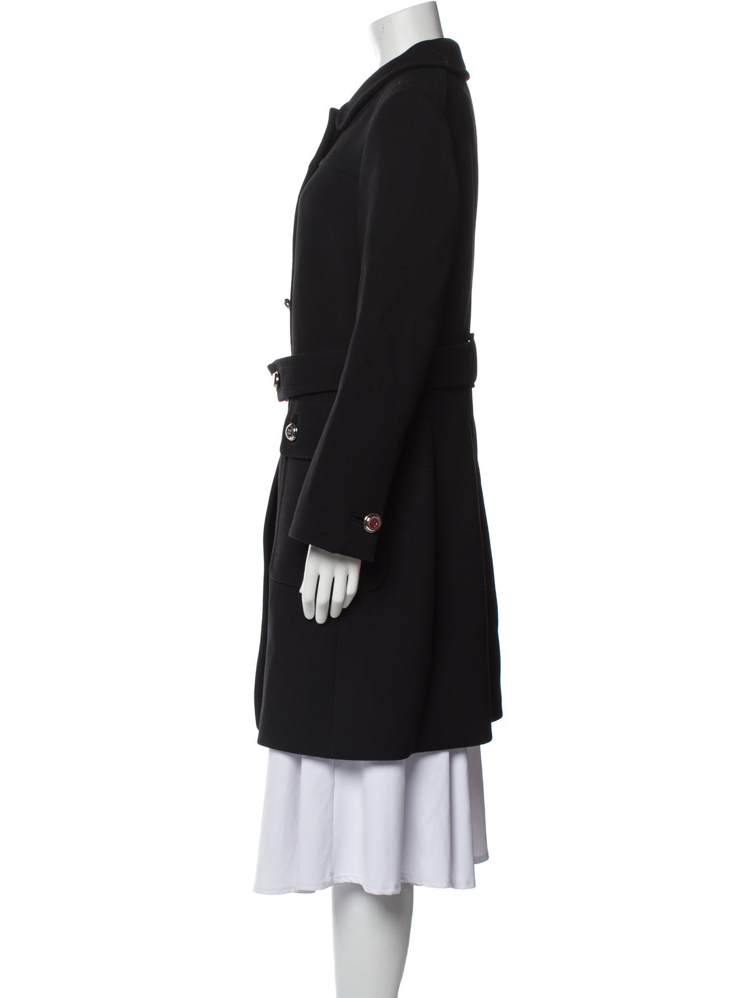 Prada 2011 Virgin Wool Trench Coat