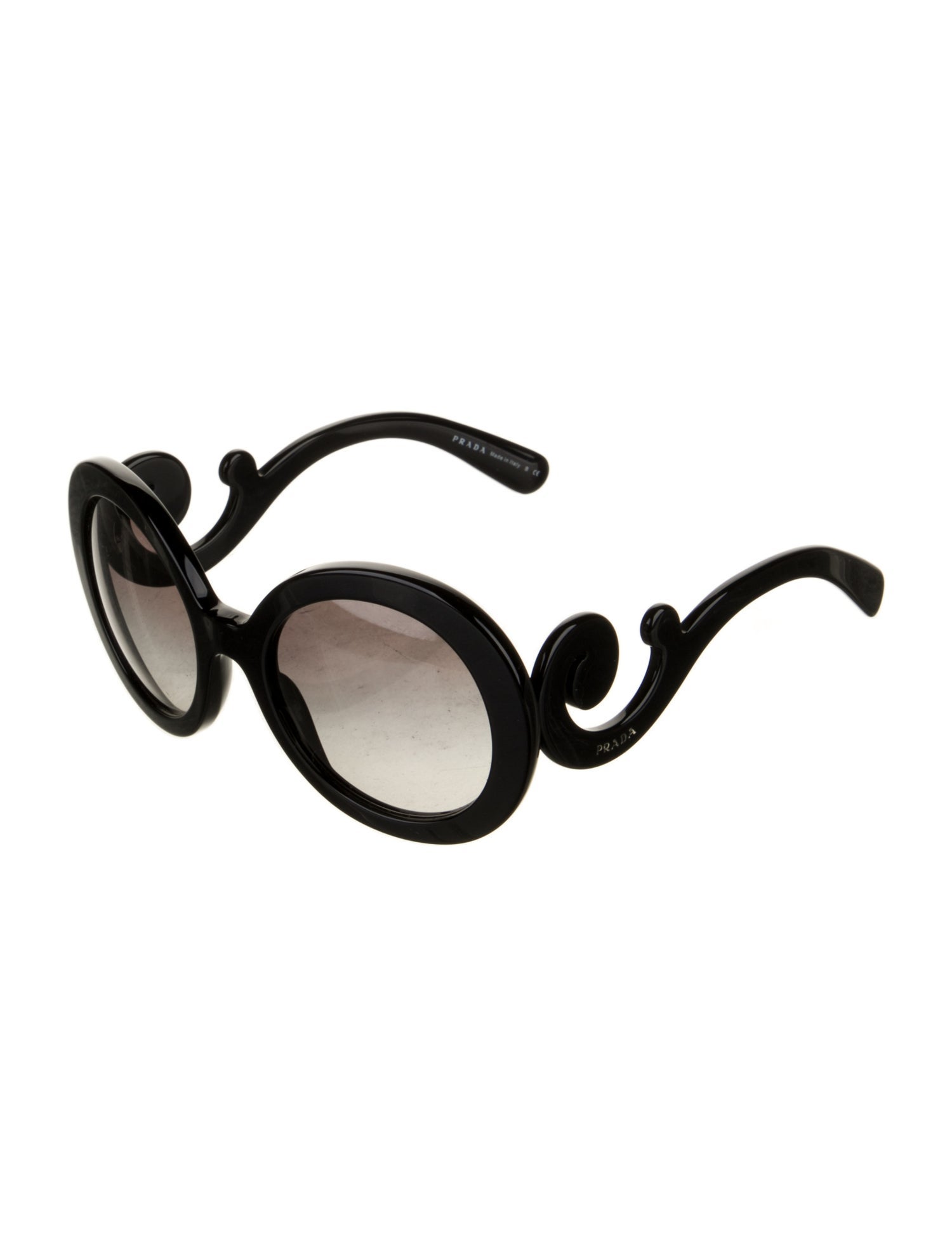 Prada Round Gradient Sunglasses