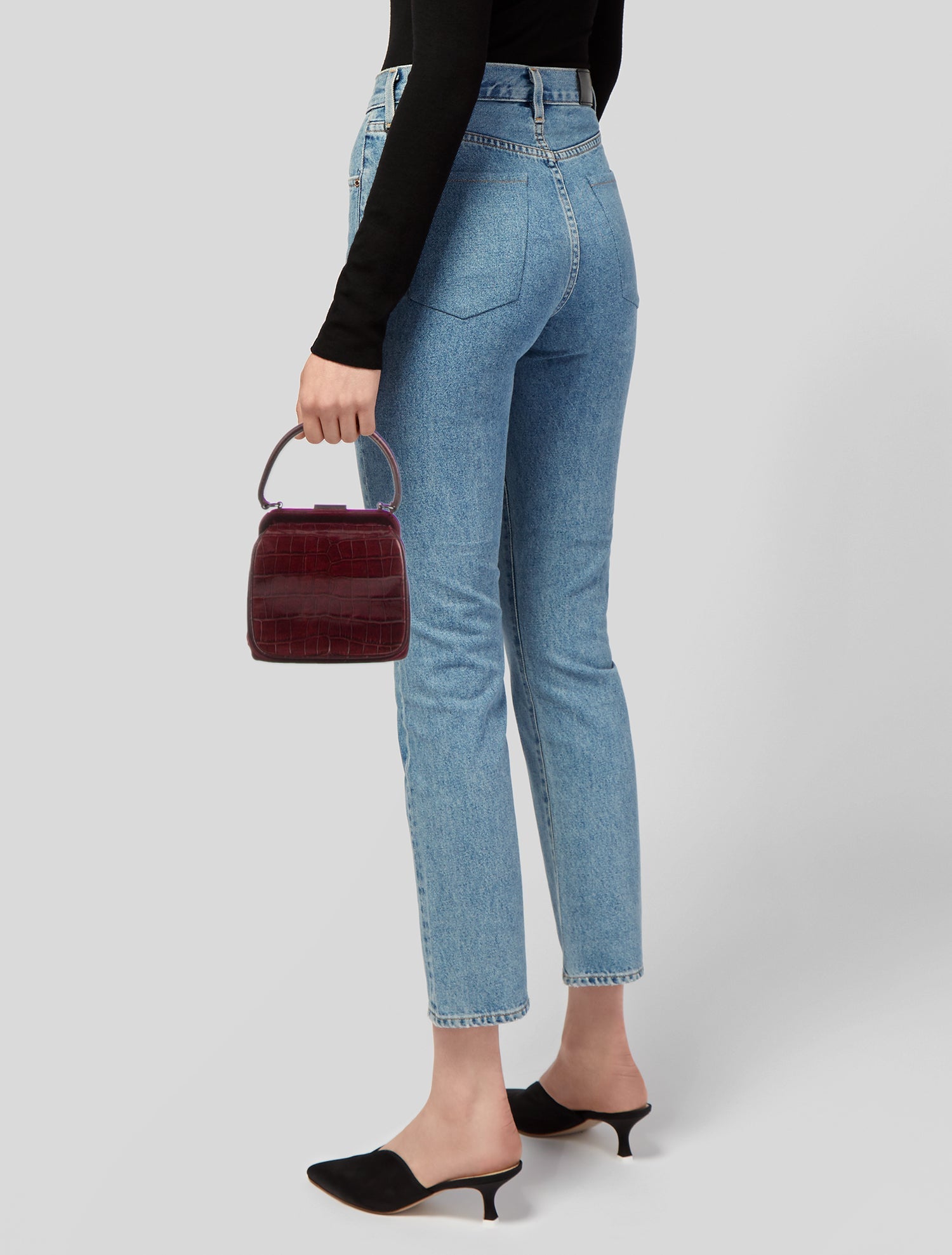 Prada Crocodile Coccodrillo Top Handle Bag Vintage