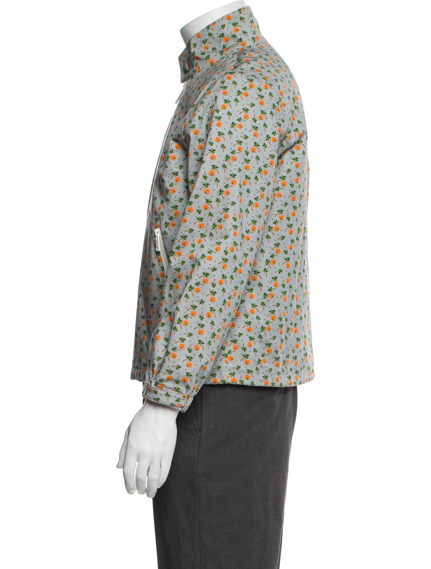 Prada 2017 Graphic Print Windbreaker