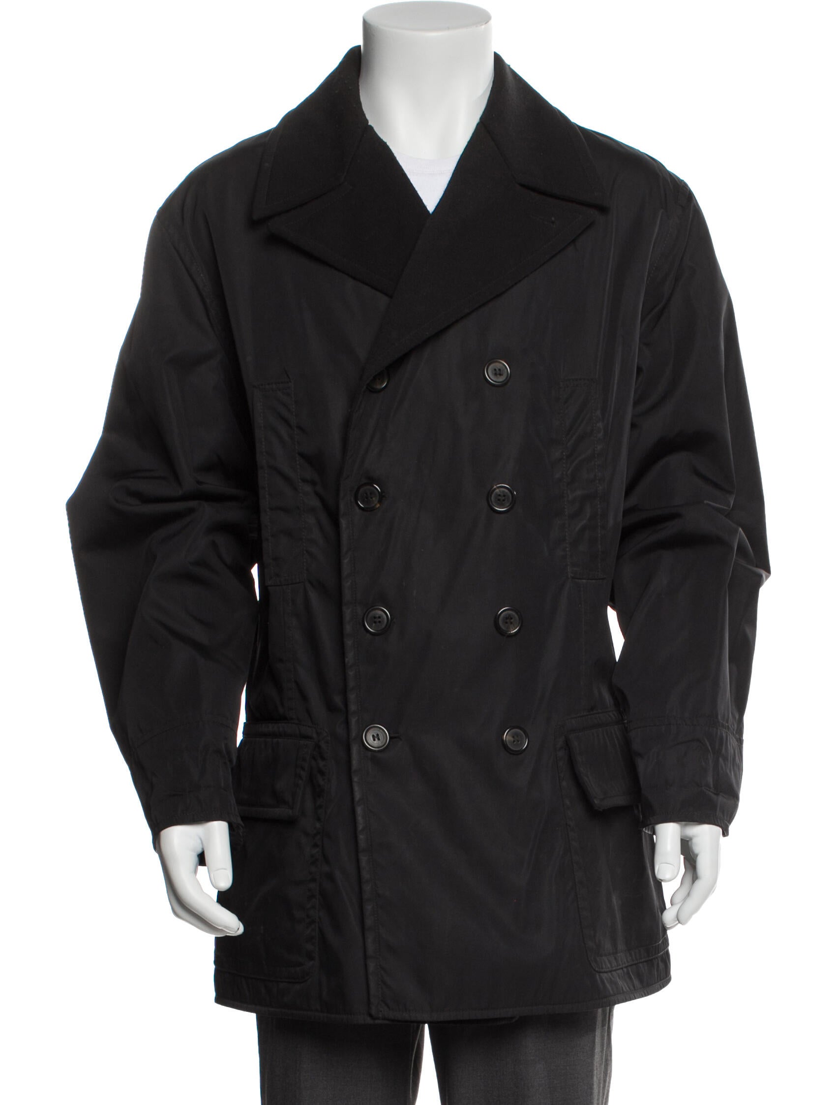 Prada Vintage Late 1990's - Early 2000's Peacoat