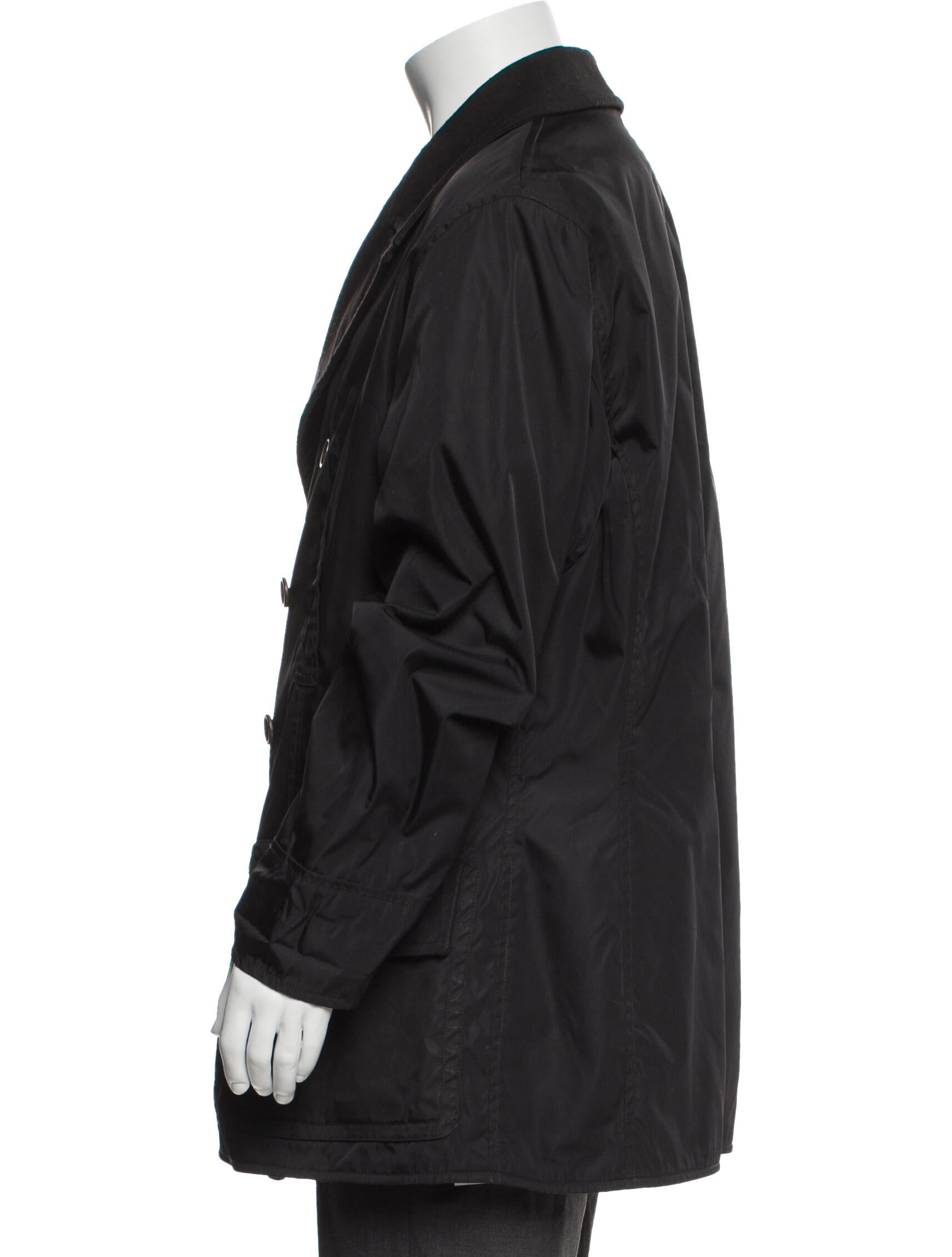 Prada Vintage Late 1990's - Early 2000's Peacoat