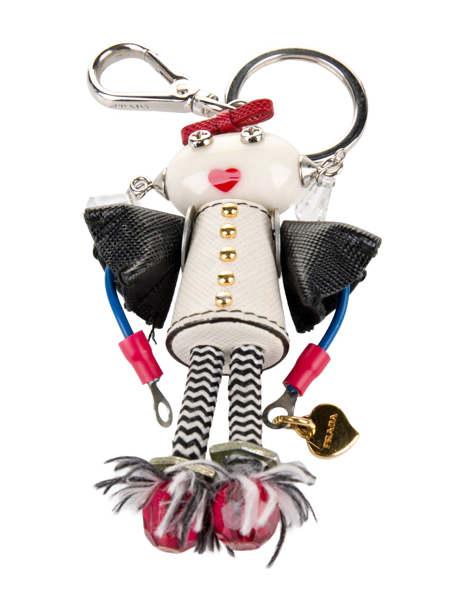 Prada Metal Keychain