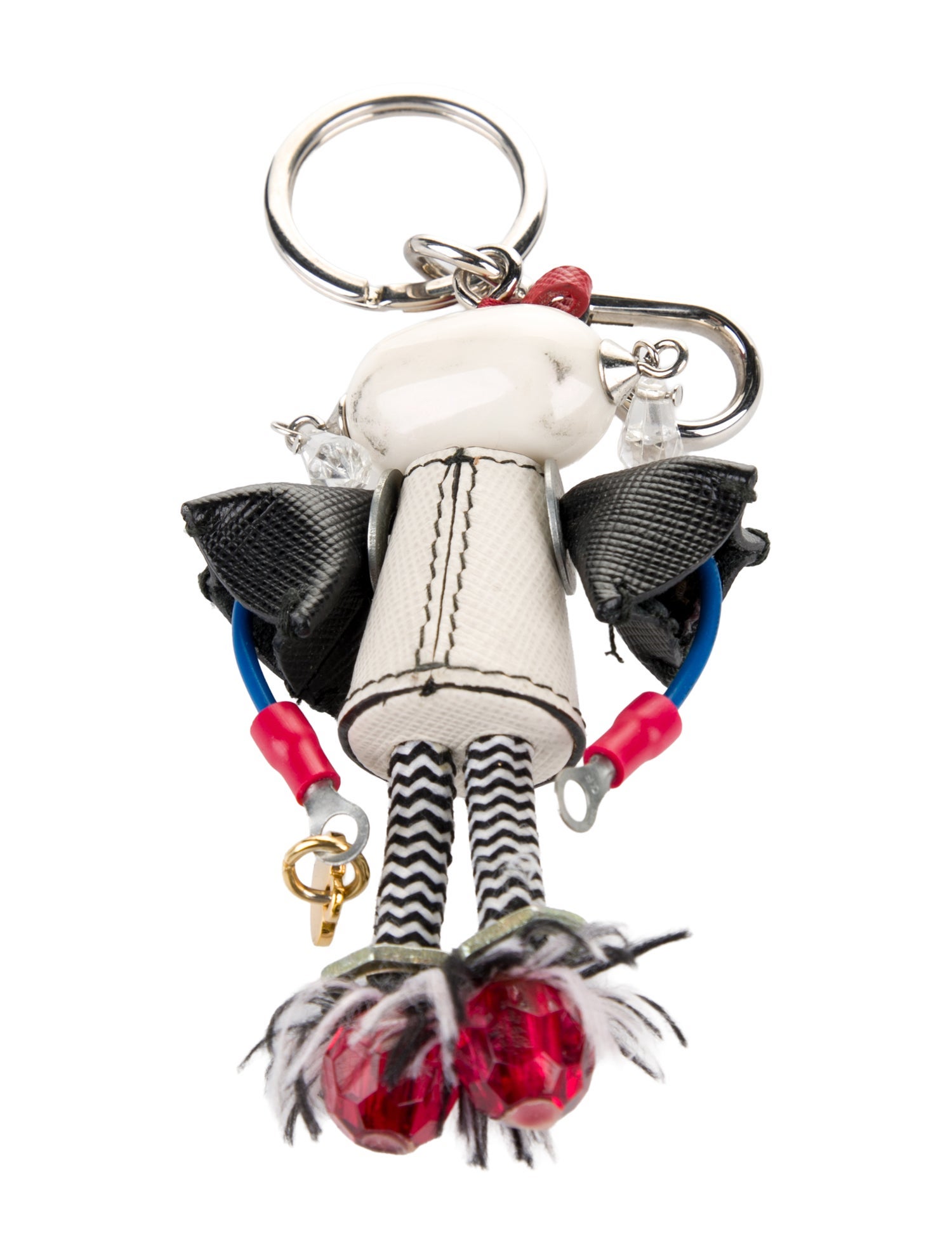 Prada Metal Keychain